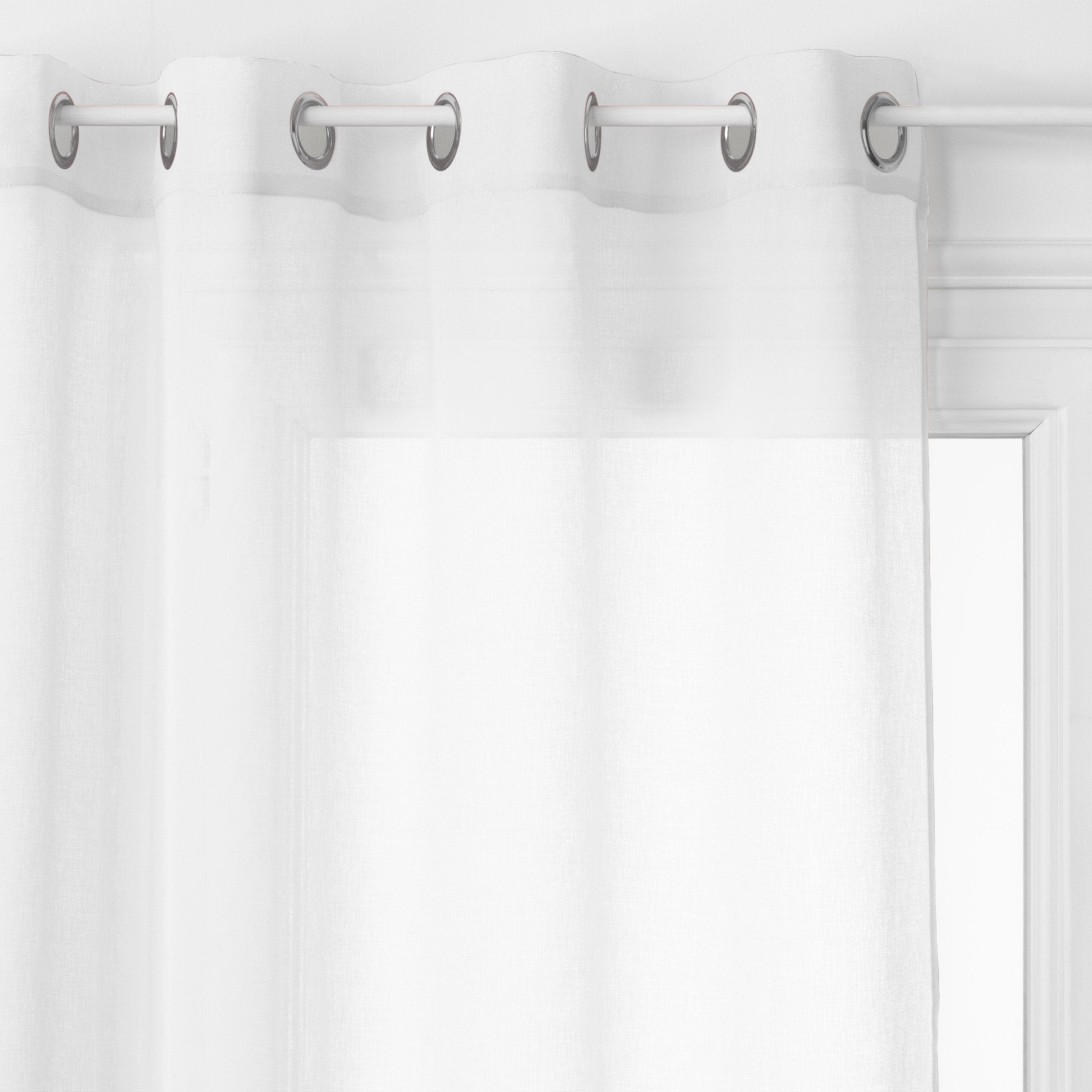 Perdele georgette 140 x 240 cm albe Atmosphera