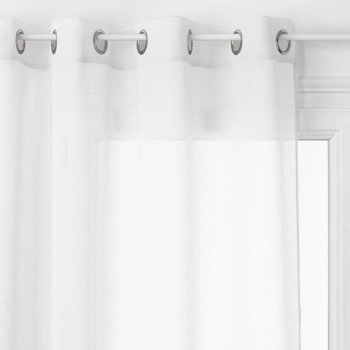 Perdele georgette 140 x 240 cm albe Atmosphera