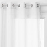 Perdele georgette 140 x 240 cm albe Atmosphera