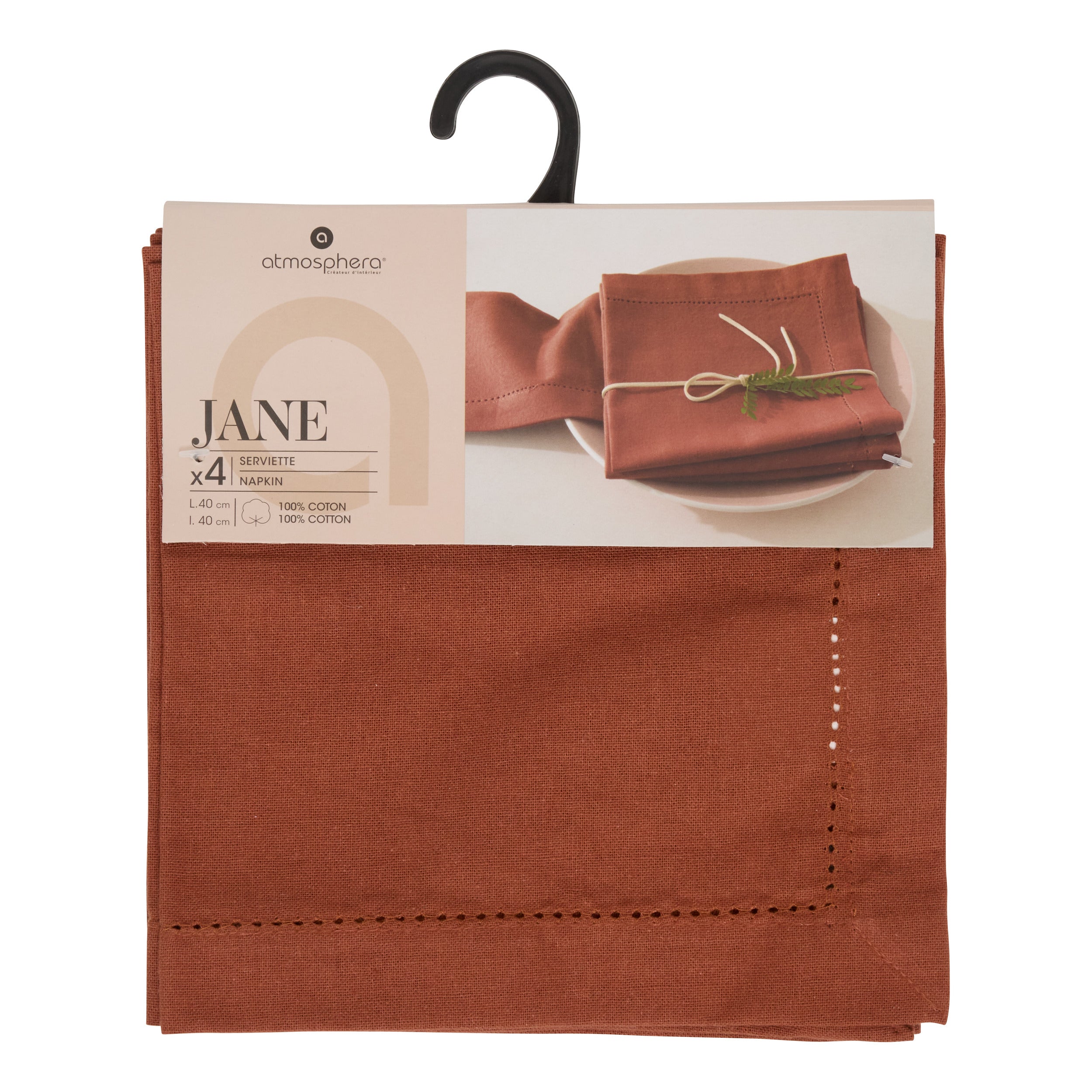 Textila pentru casa, napkin chamb jane tera set 4 buc - Atmosphera