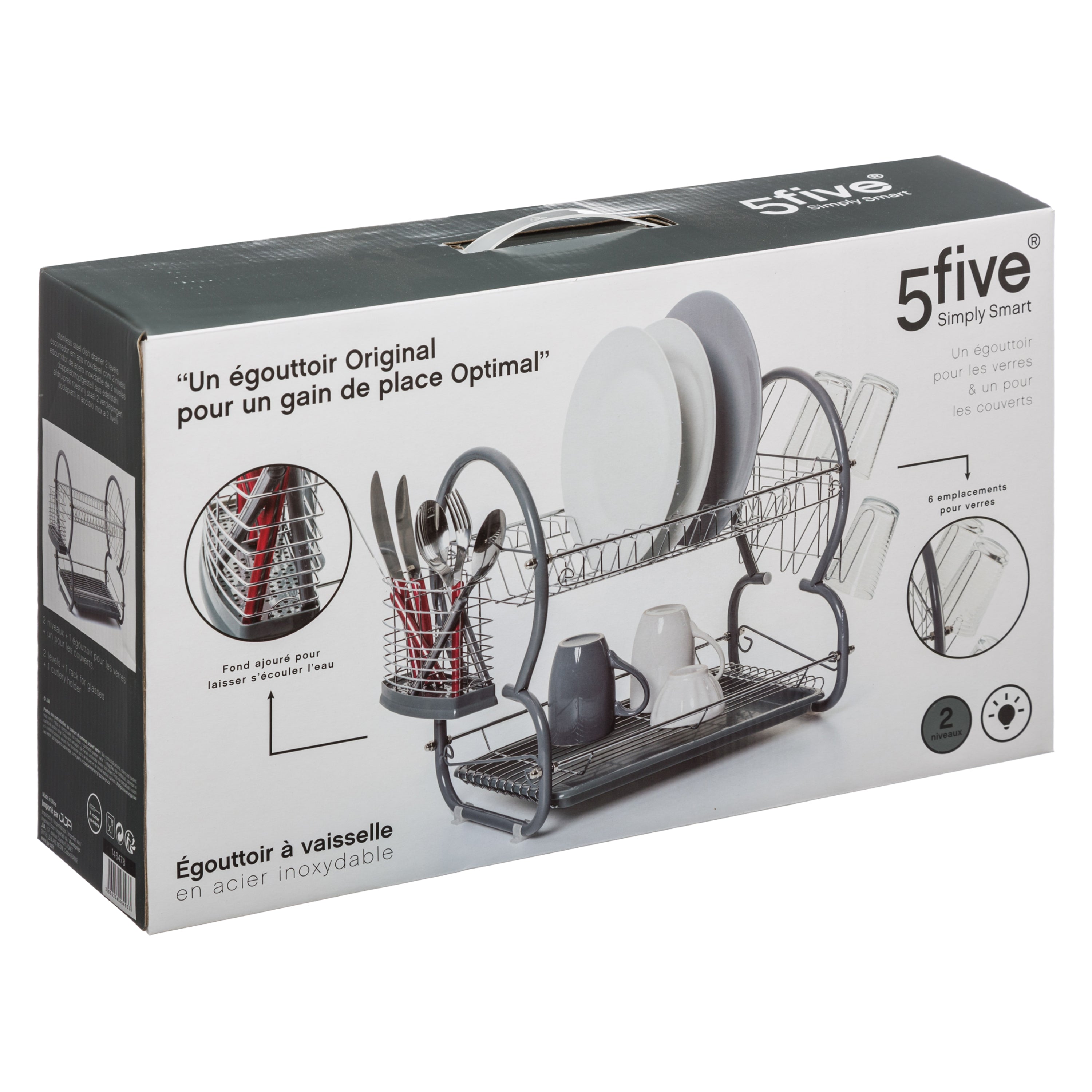 Suport vaze metal cu plastic o - Five