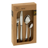 Set tacamuri inox 24 piese serrat - Secret de Gourmet