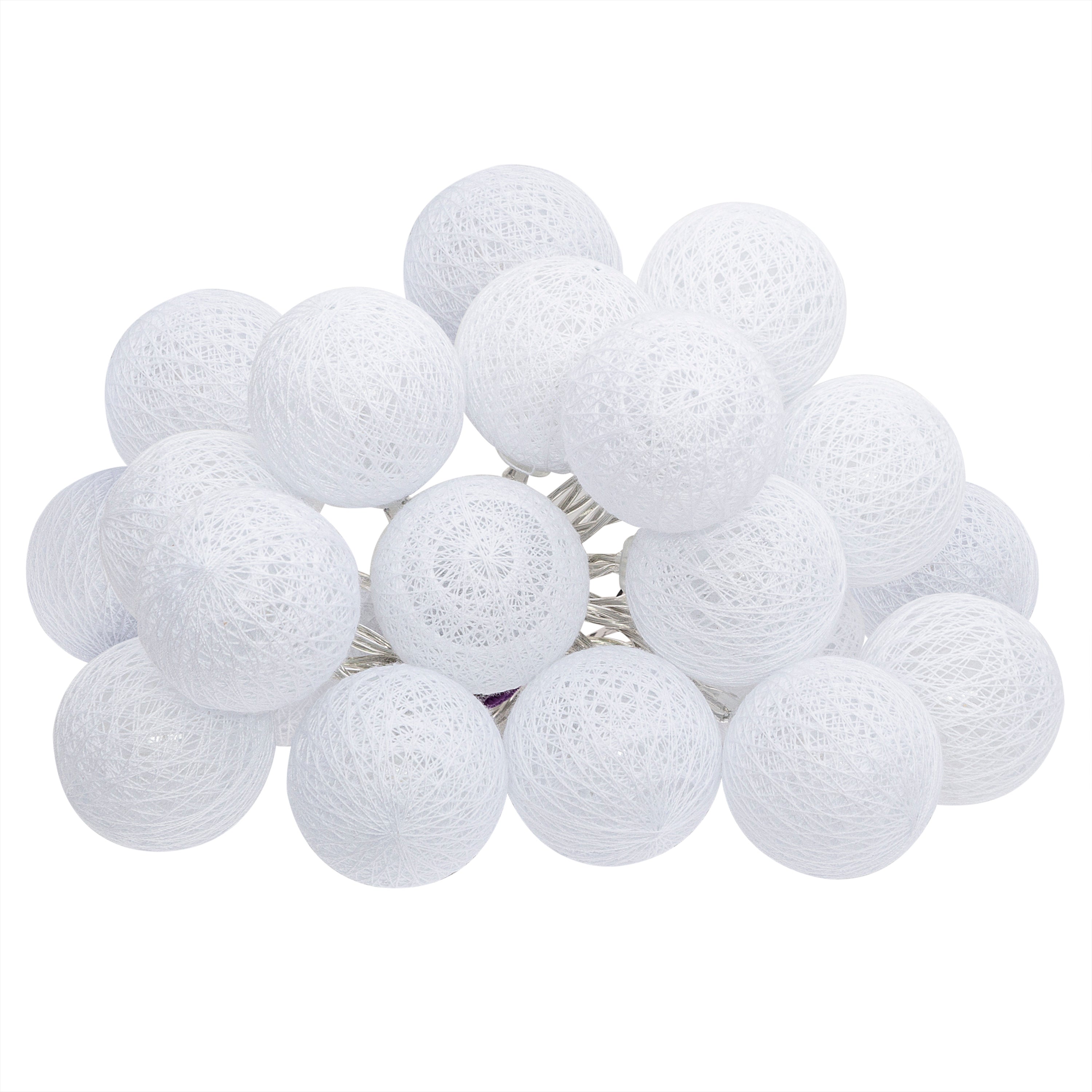 Corp de iluminat, tara sect alb aur 20bal D6 cm - Atmosphera