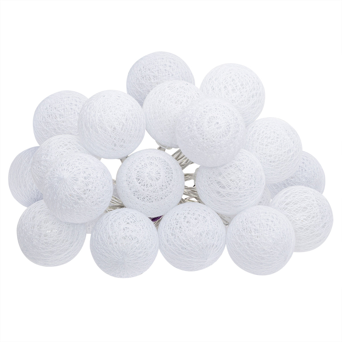 Corp de iluminat, tara sect alb aur 20bal D6 cm - Atmosphera