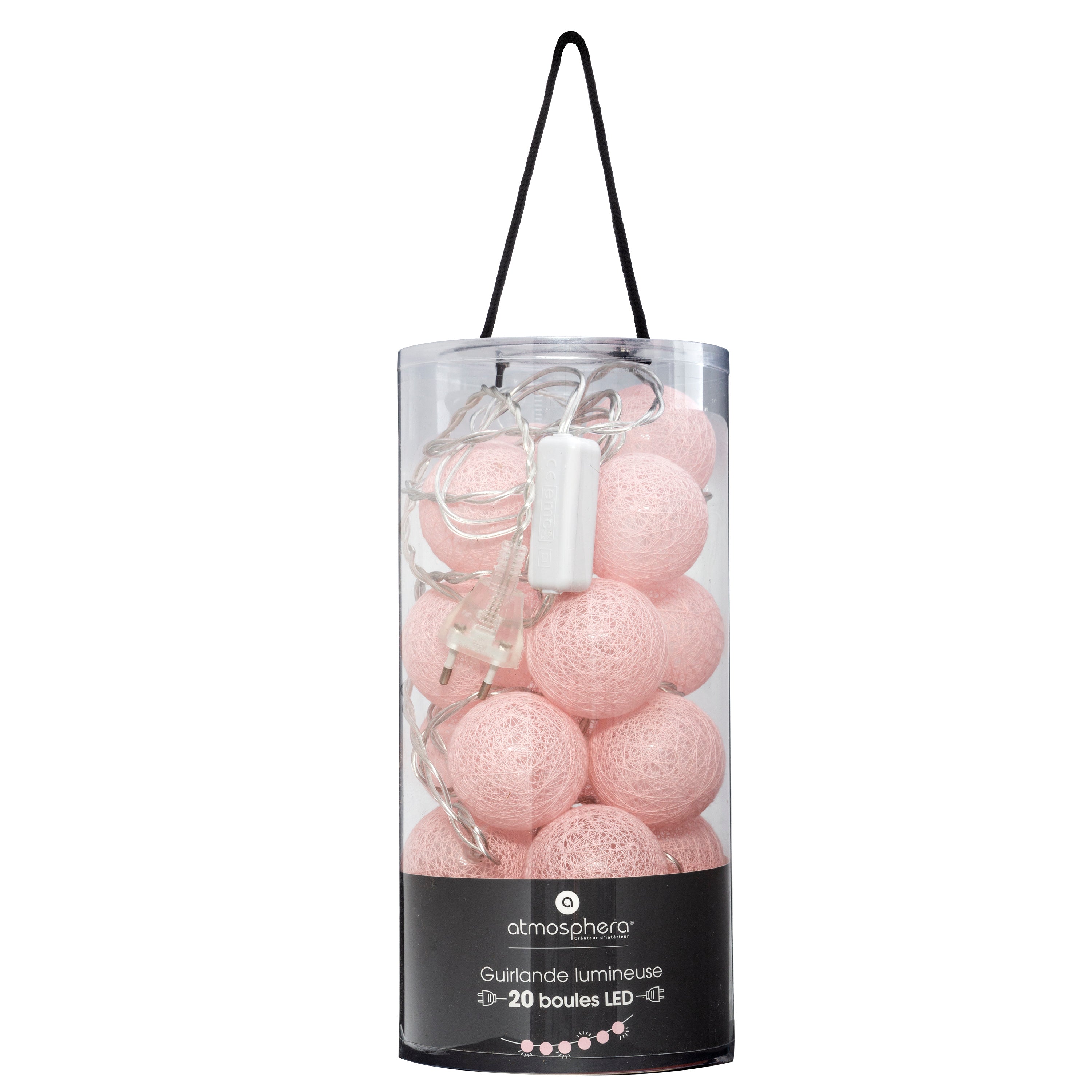 Corp de iluminat, tara sect roz aur 20bal D6 cm - Atmosphera