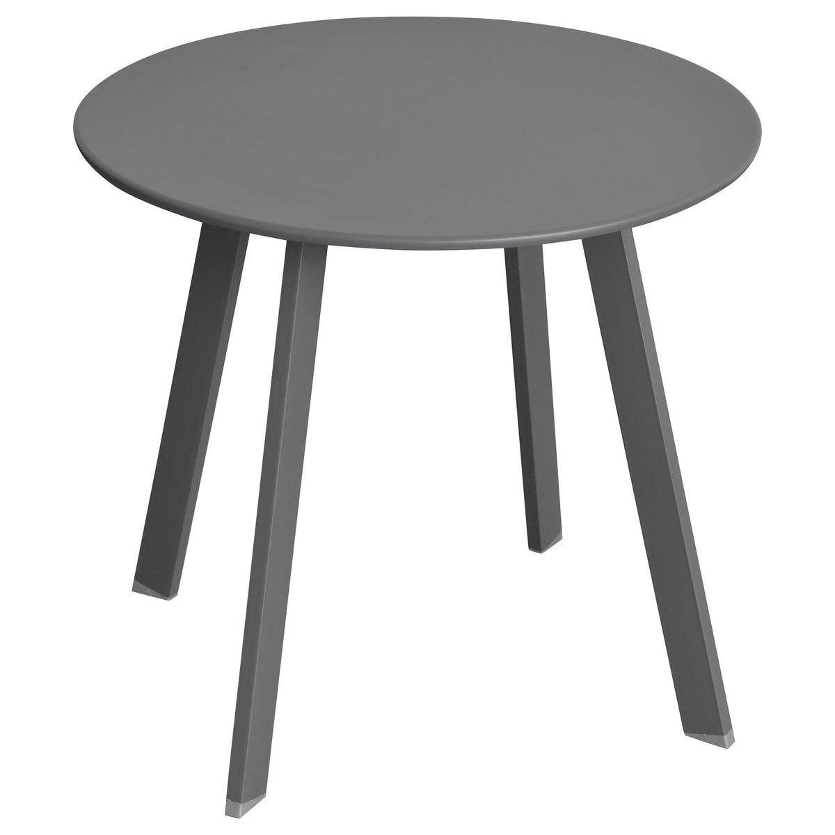 Mobilier gradina, masa laterala saona D50 cm grafit - Hesperide