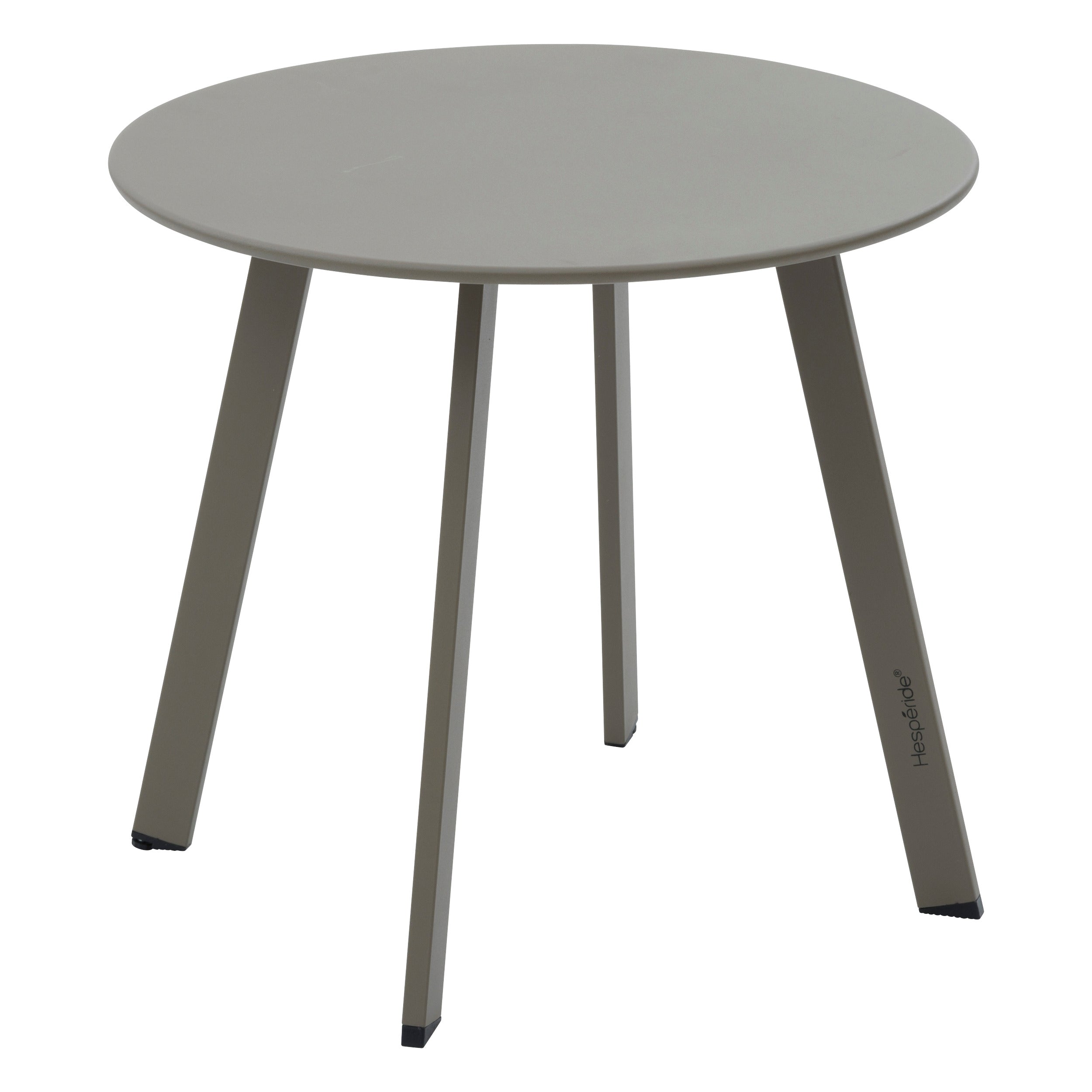 Masa de gradina rotunda Saona, stil cafenea, 50 x 45 cm, din otel - Hesperide