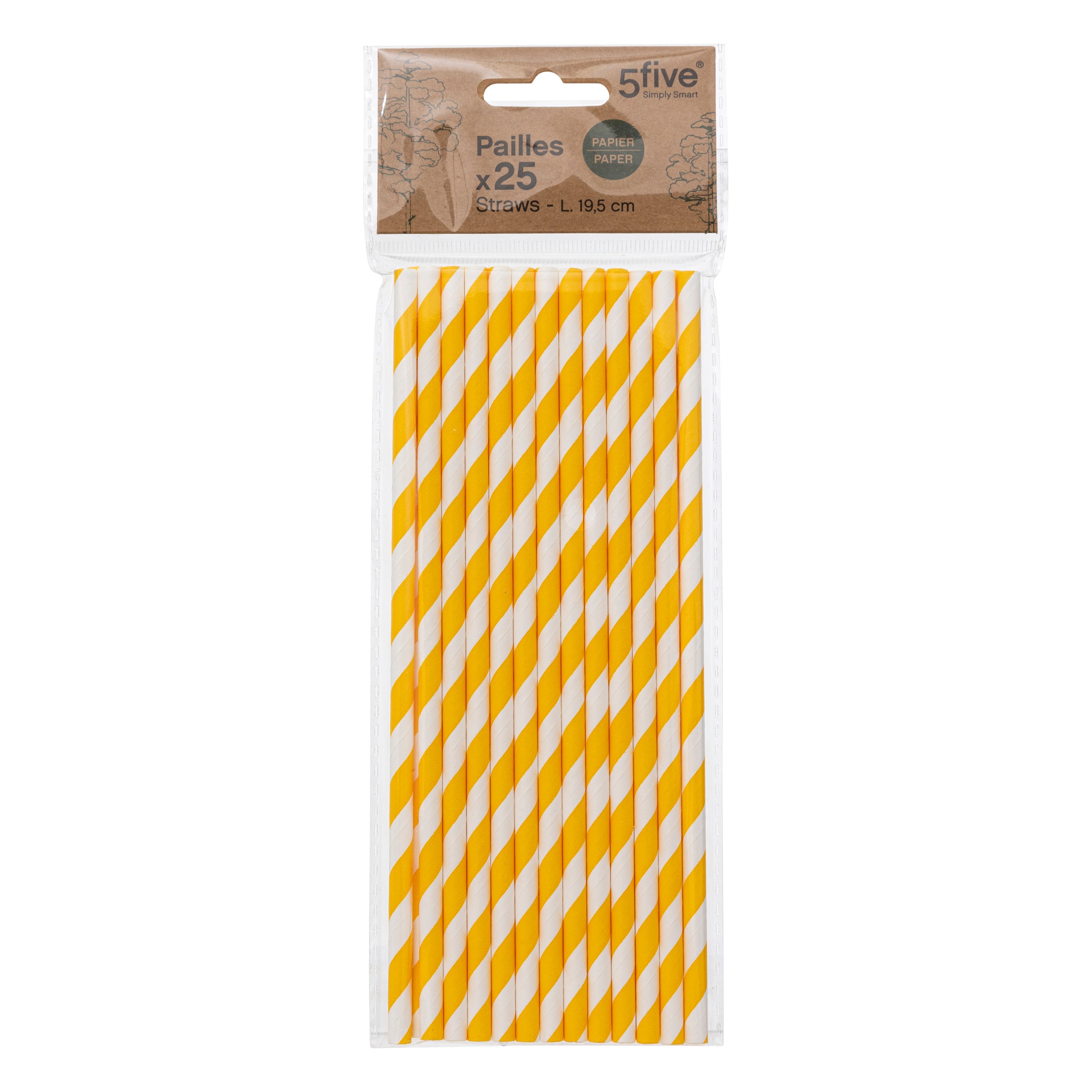 Paie set 25 hartie buline asortat - Five