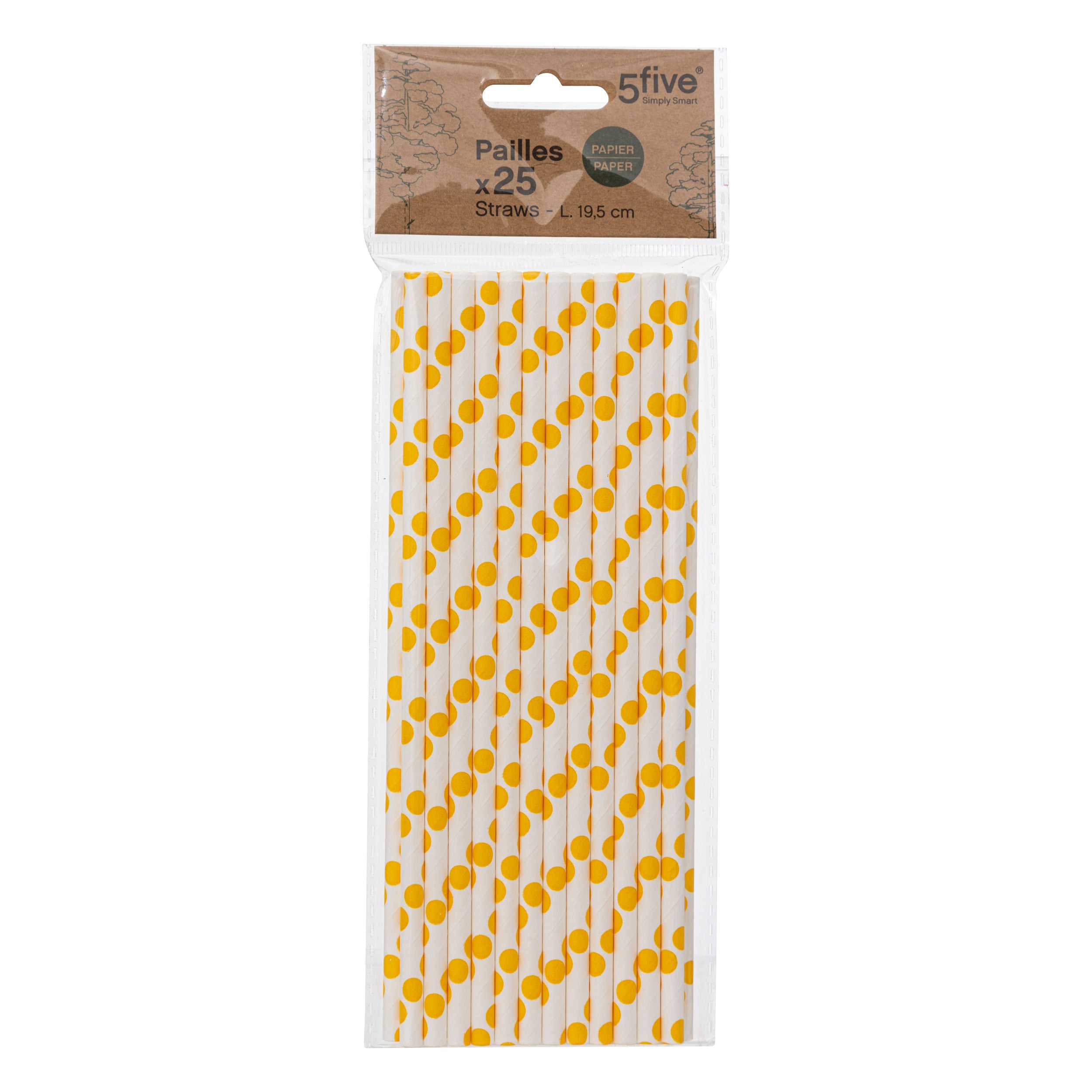 Paie set 25 hartie buline asortat - Five