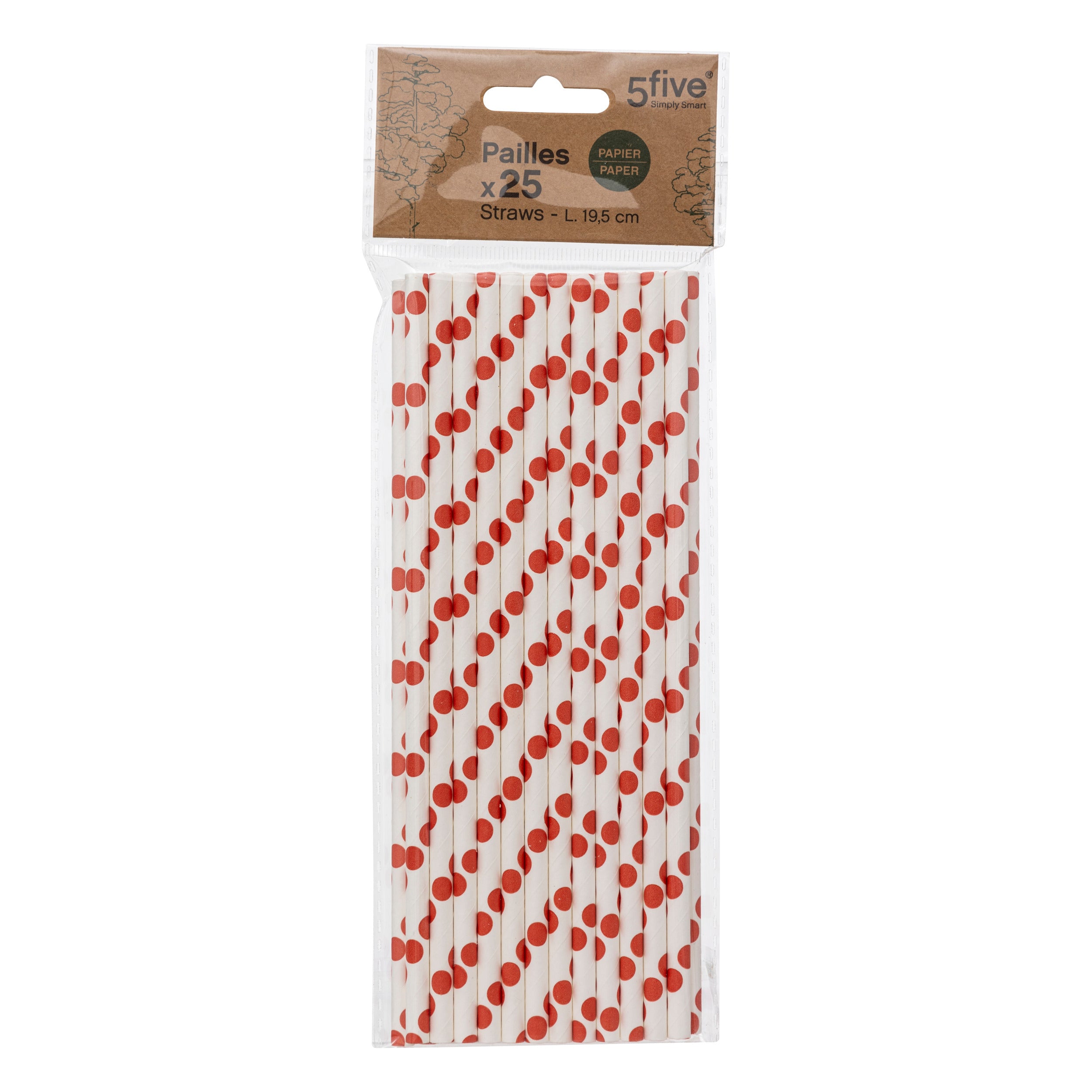 Paie set 25 hartie buline asortat - Five