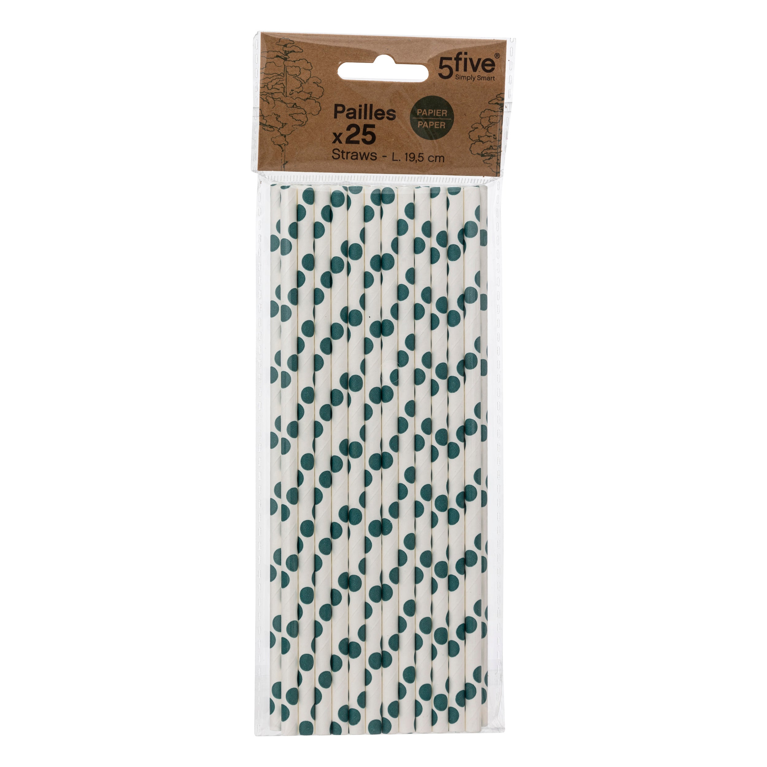Paie set 25 hartie buline asortat - Five