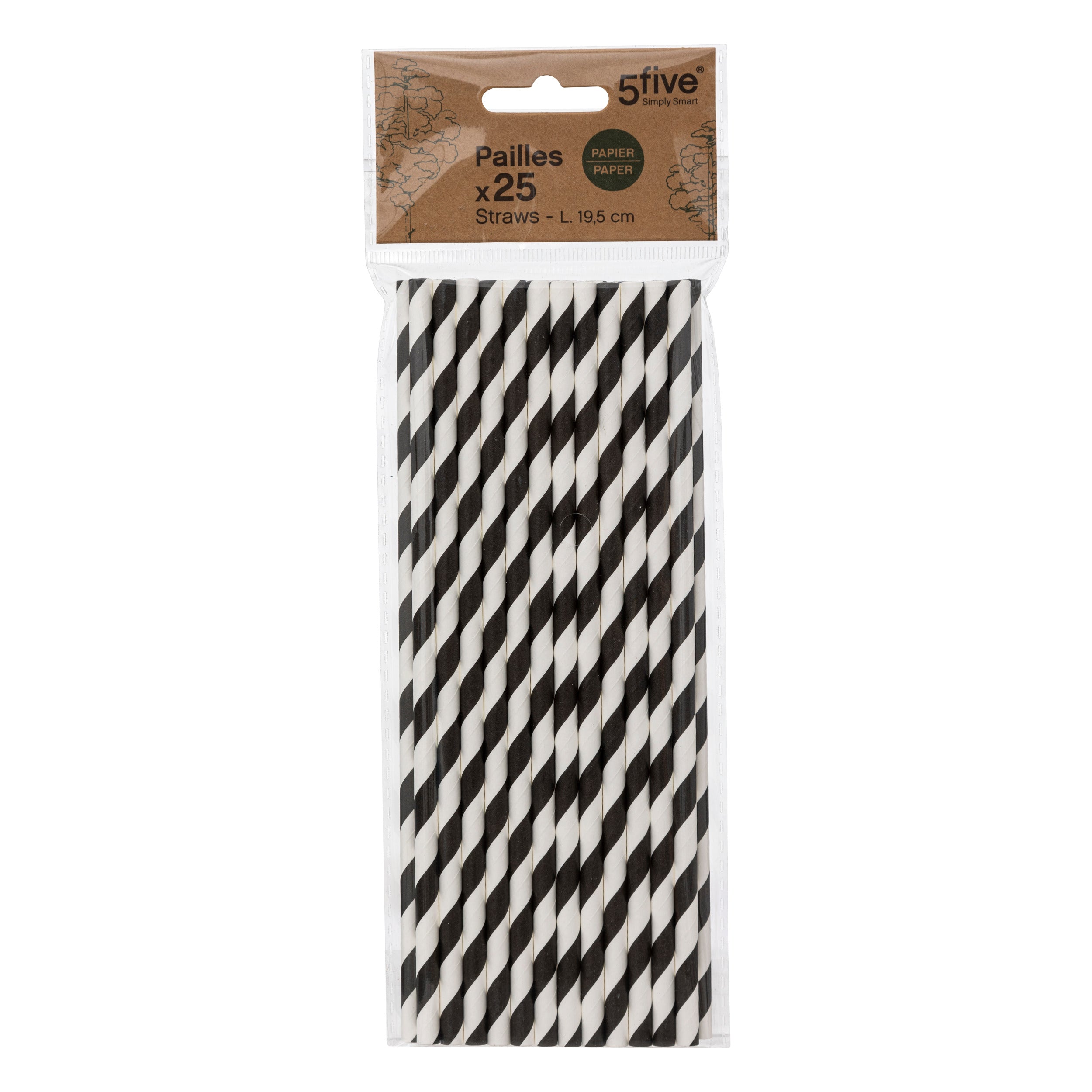 Paie set 25 hartie buline asortat - Five
