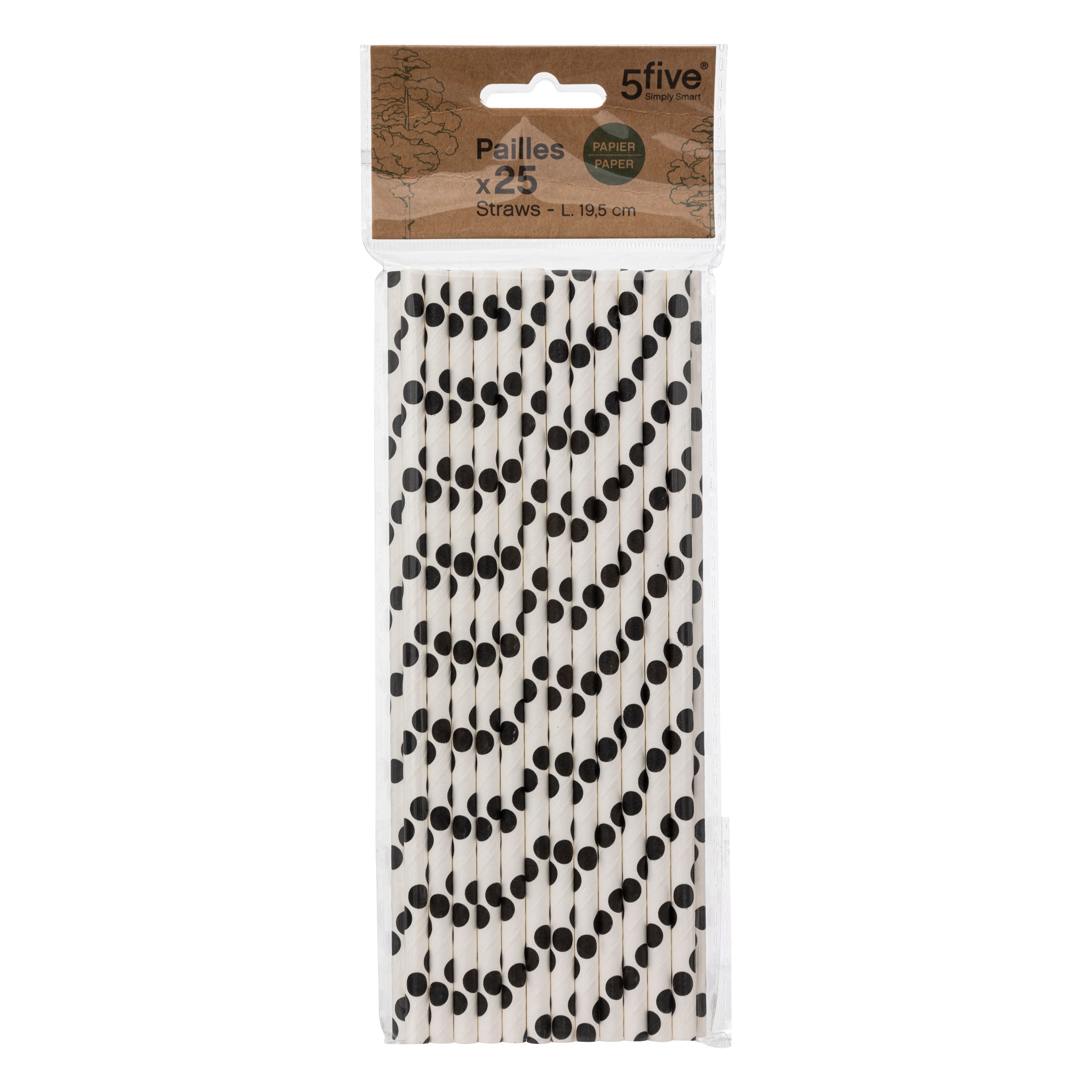 Paie set 25 hartie buline asortat - Five