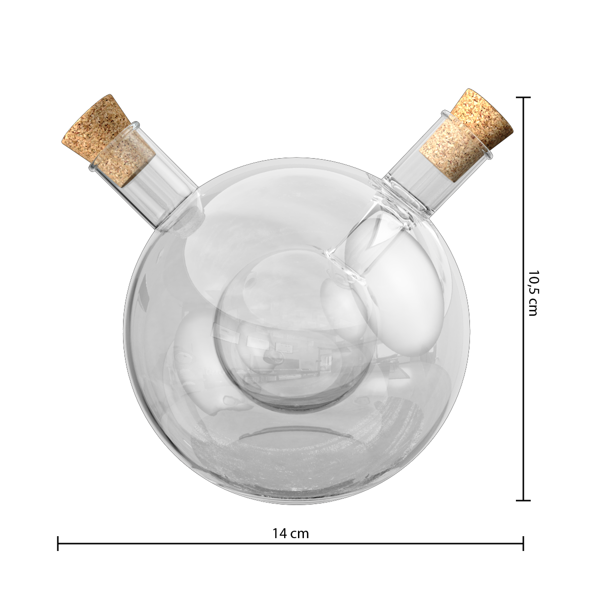 Sticla u/v rotunda sticla 0,5 l - Five
