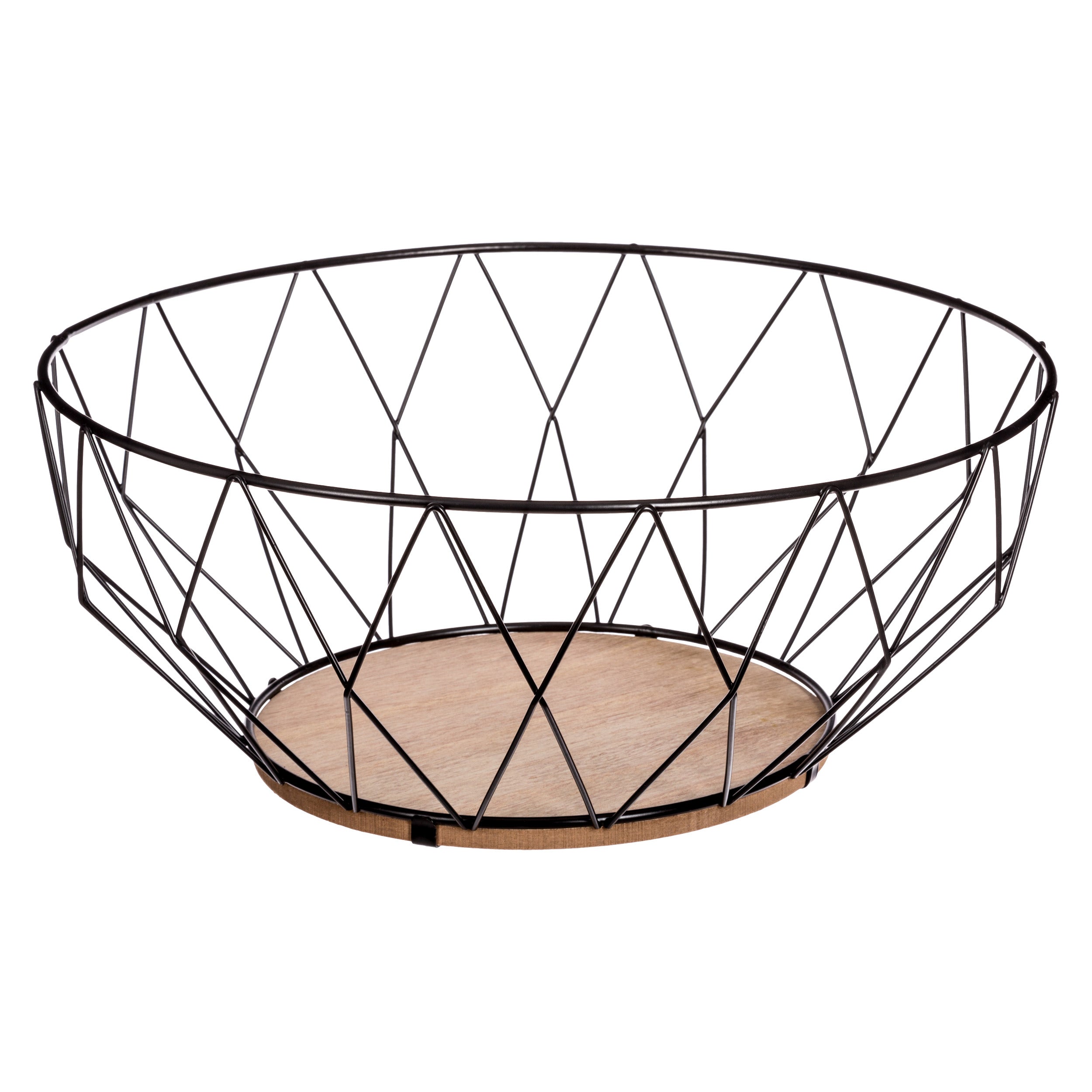 Cos fructe diamond negru 28 cm - Five