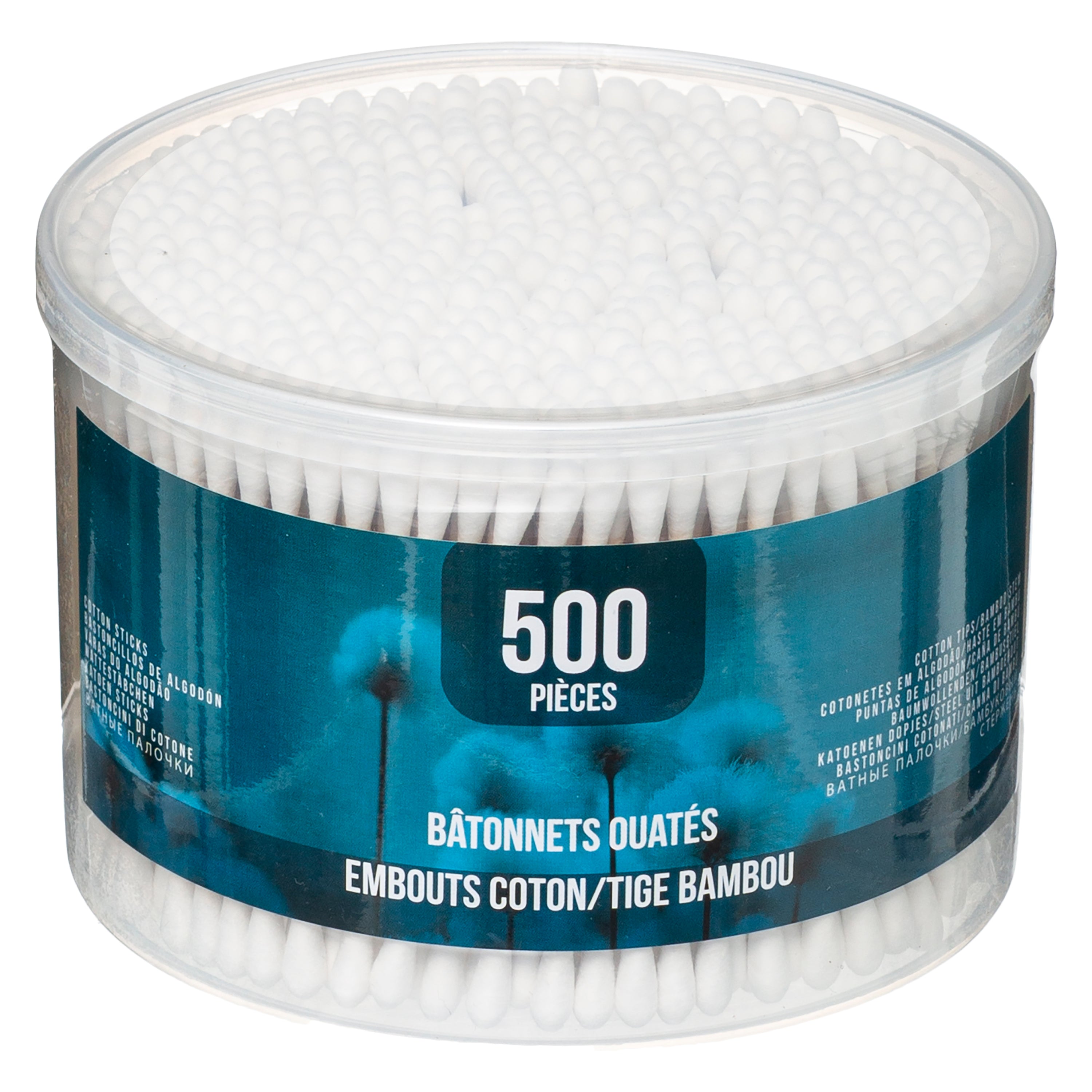 Bete bumbac bambus set 500 buc - Five