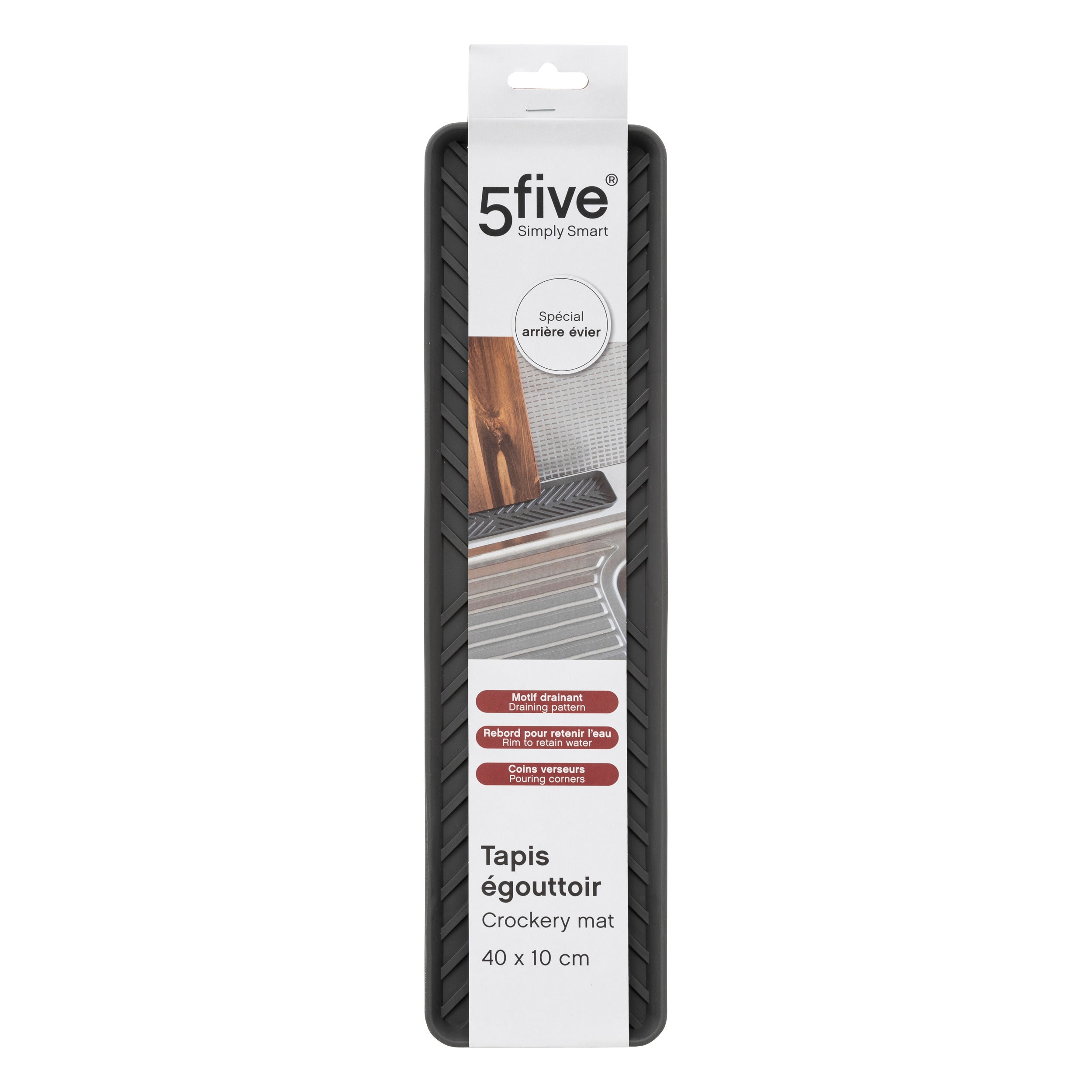 Covoras scurgere cu margini 10 x 40 cm - Five