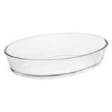 Farfurie ovala sticla cu capac 30 x 21 cm - Five