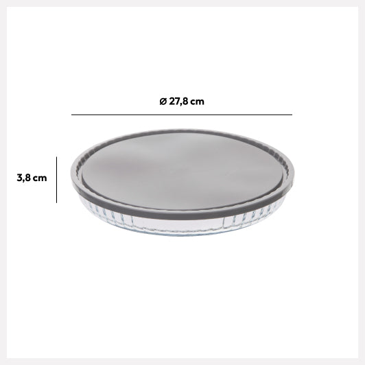 Forma tarta sticla cu capac 27 - Five