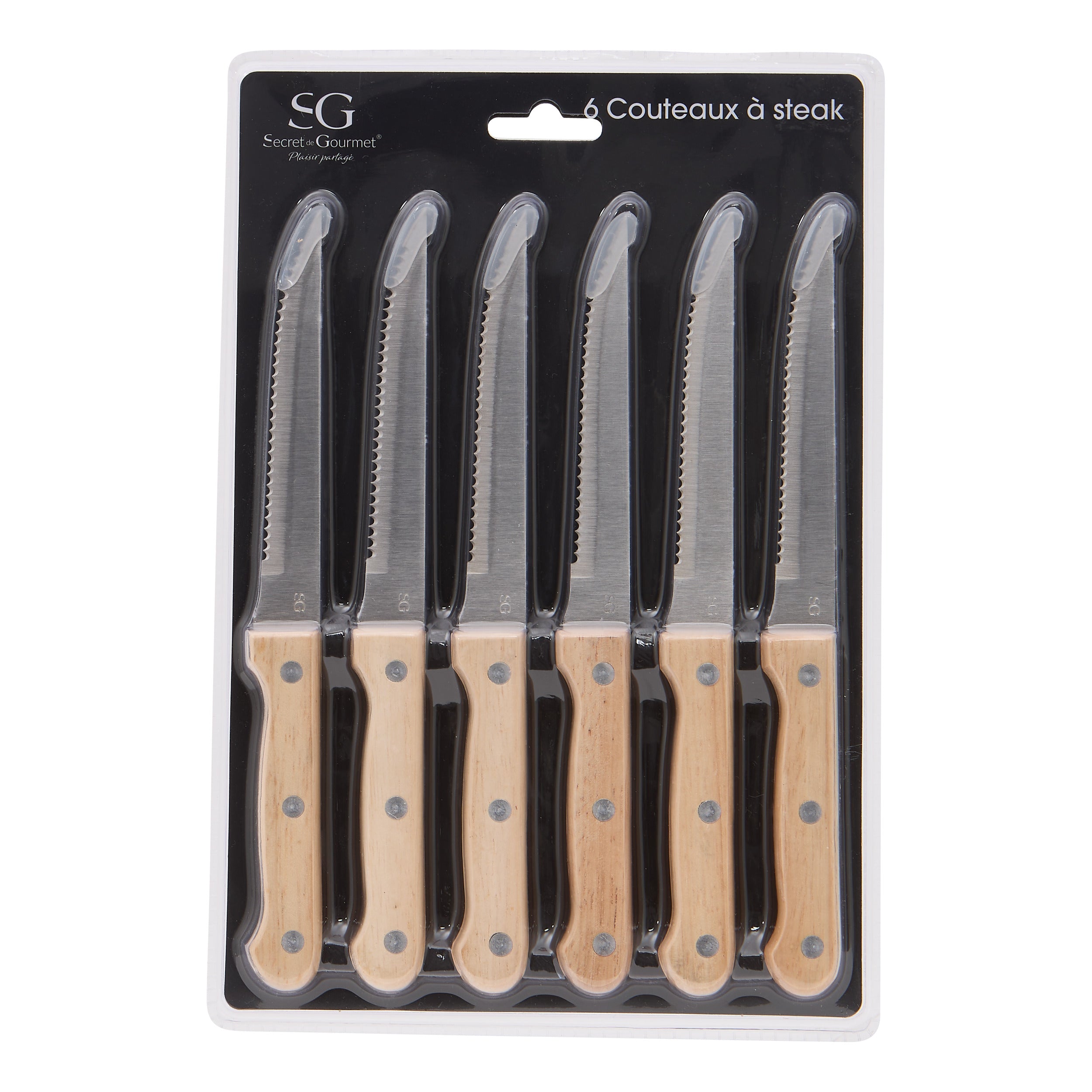 Cutite friptura din lemn 6 piese - Secret de Gourmet