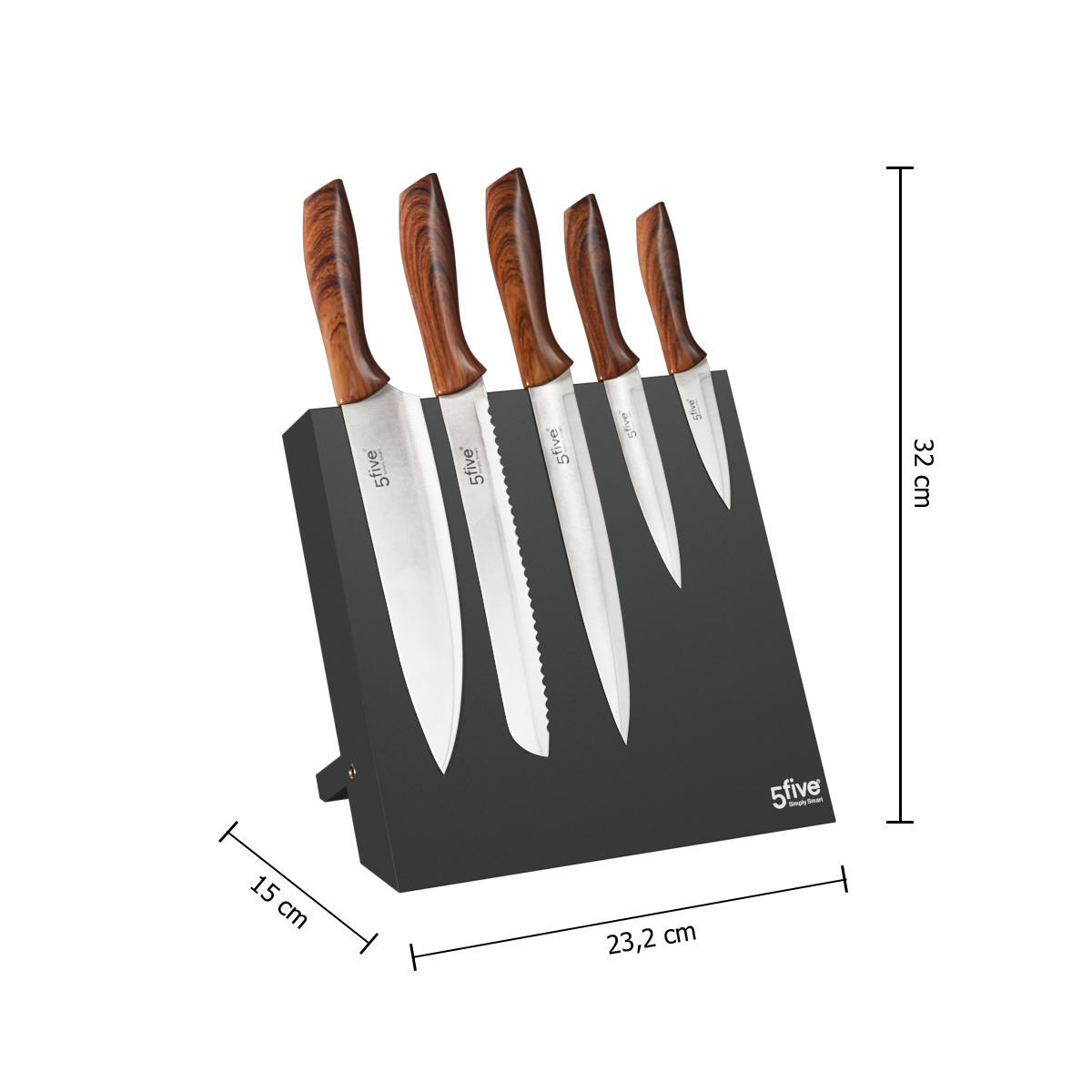 Bloc 5 cutite blackacia - Five