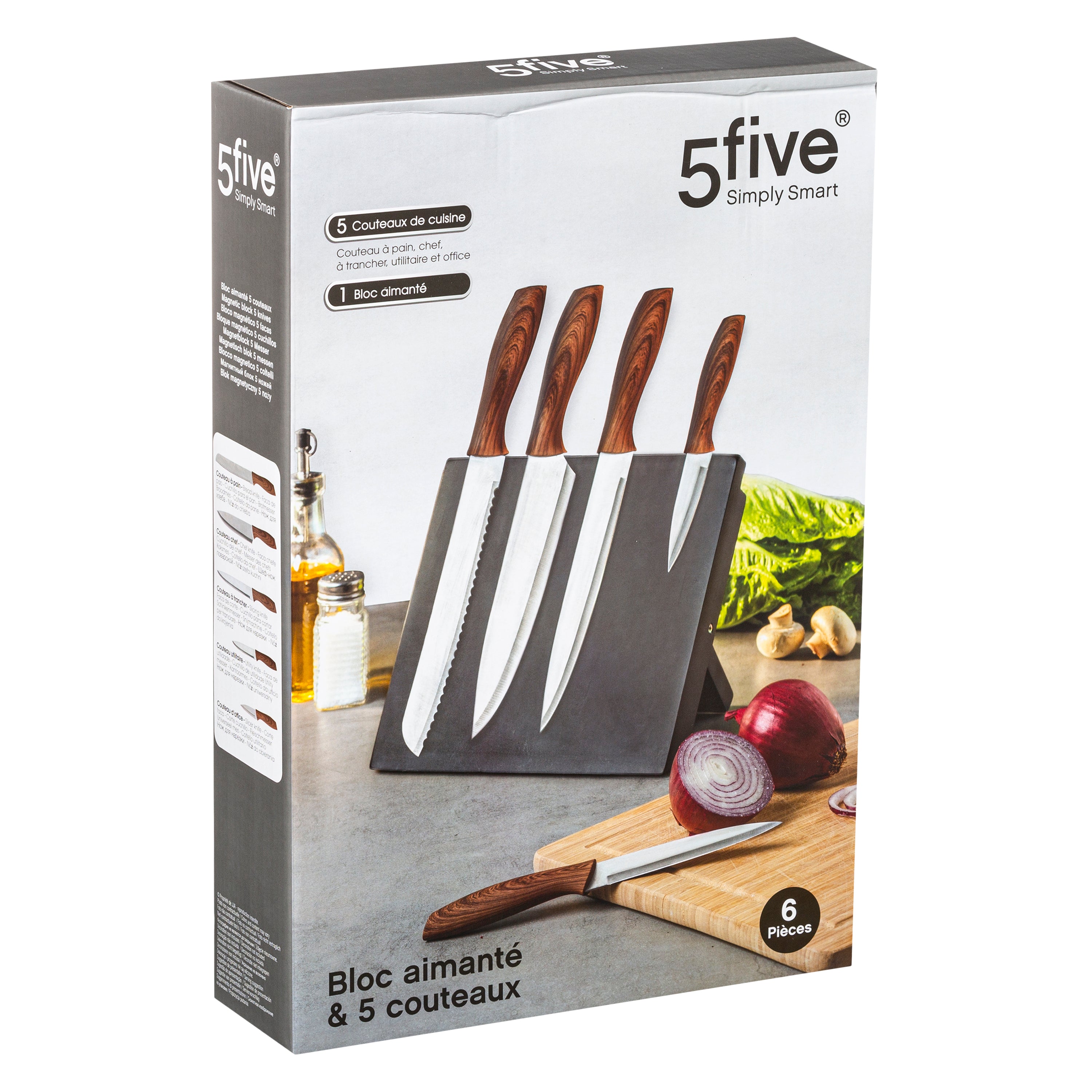 Bloc 5 cutite blackacia - Five