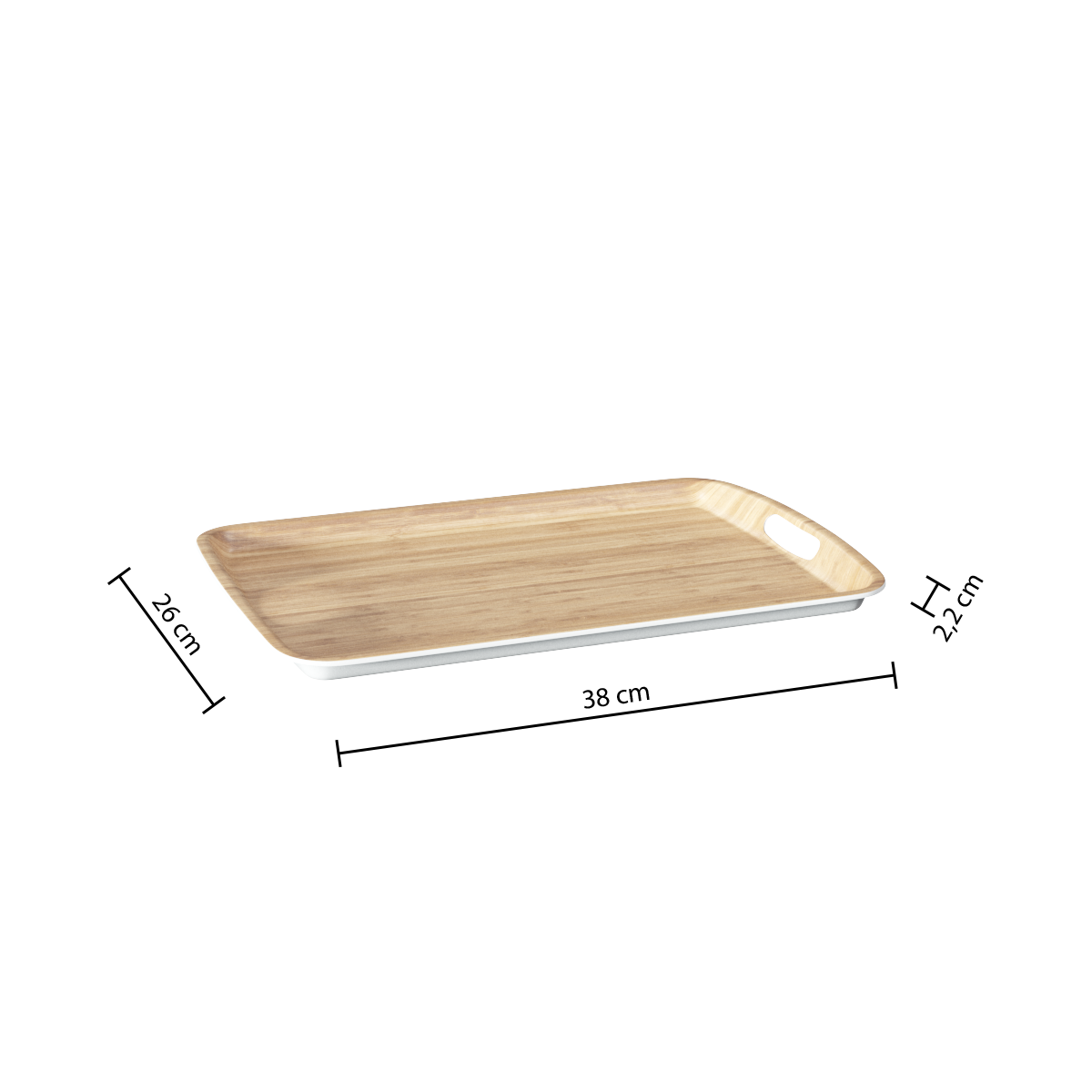 Tava fb bambus 38 x 26 cm - Five