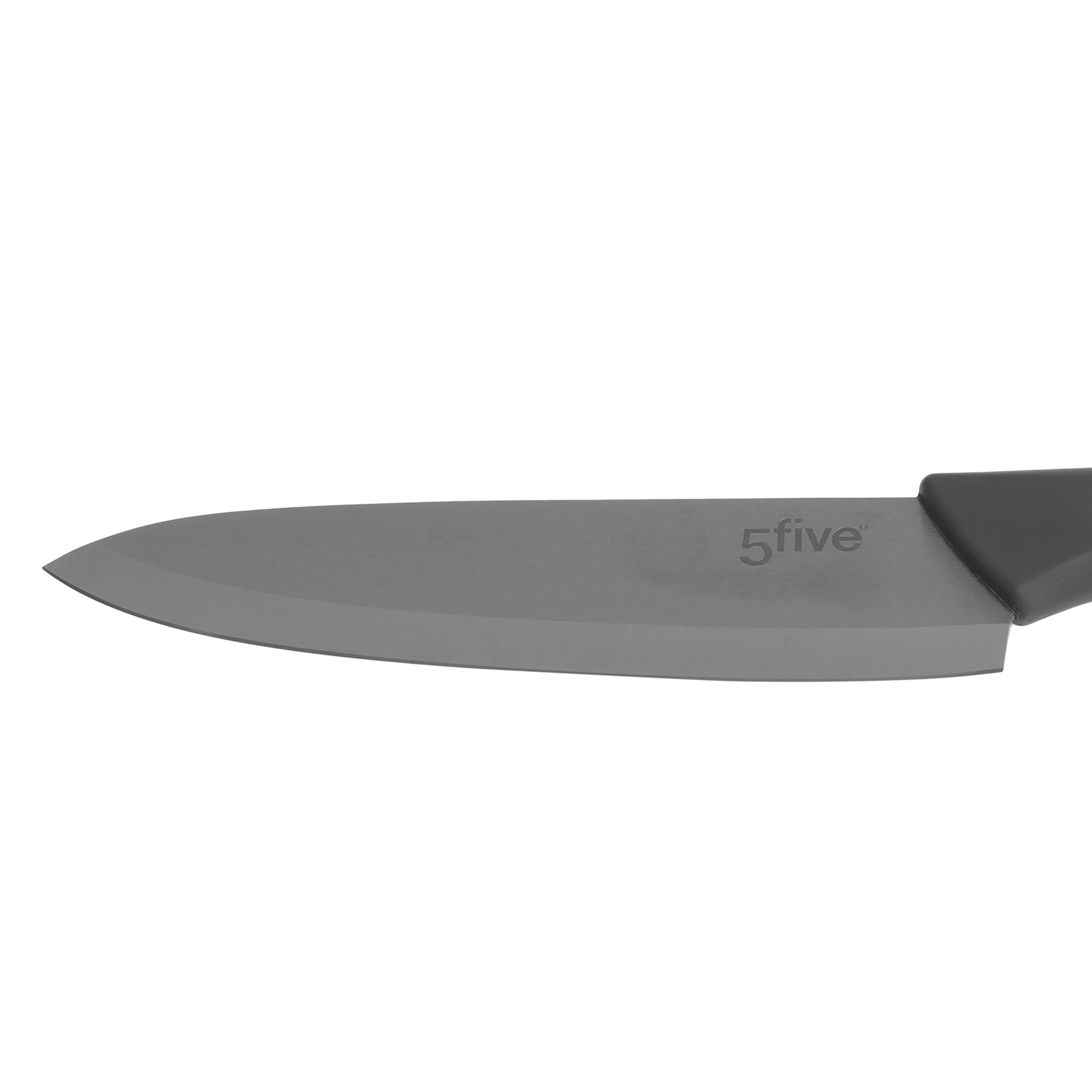 Cutit ceramic curatare negru 10 ab - Five