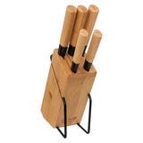 Suport 5 cutite din bambus negru - Five