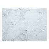 Tocator sticla alb marmura 40 x 30 cm - Five