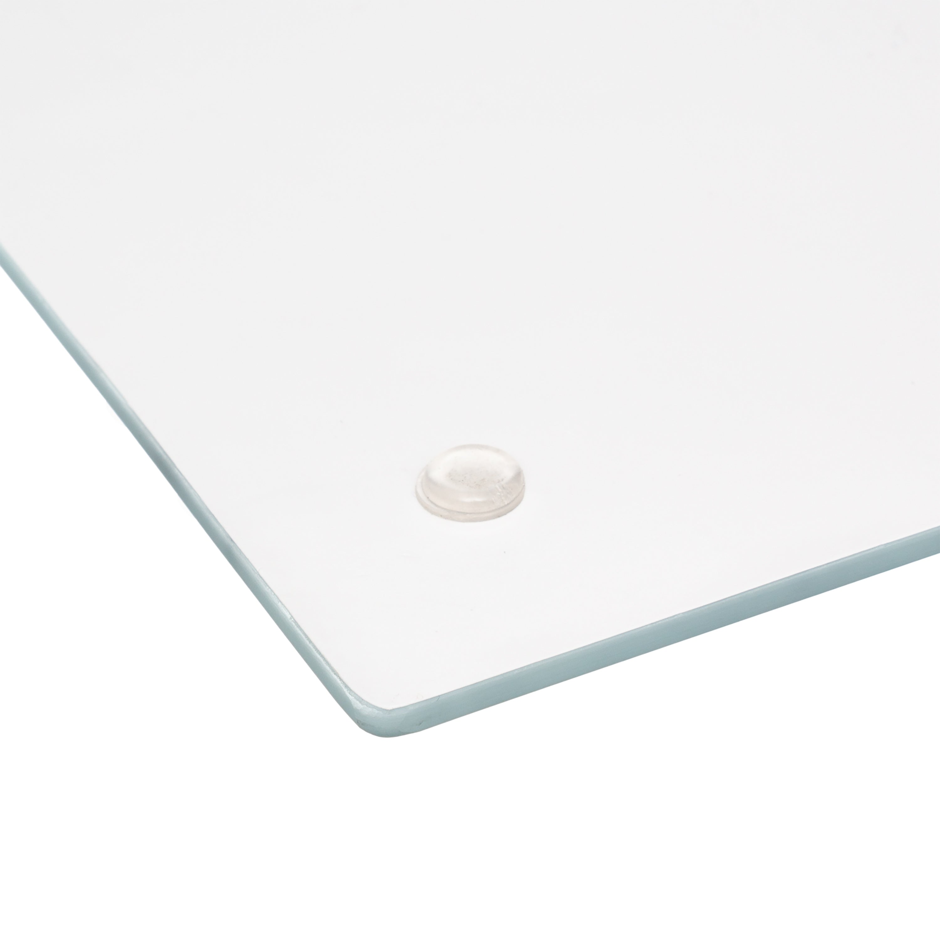 Tocator sticla alb marmura 40 x 30 cm - Five