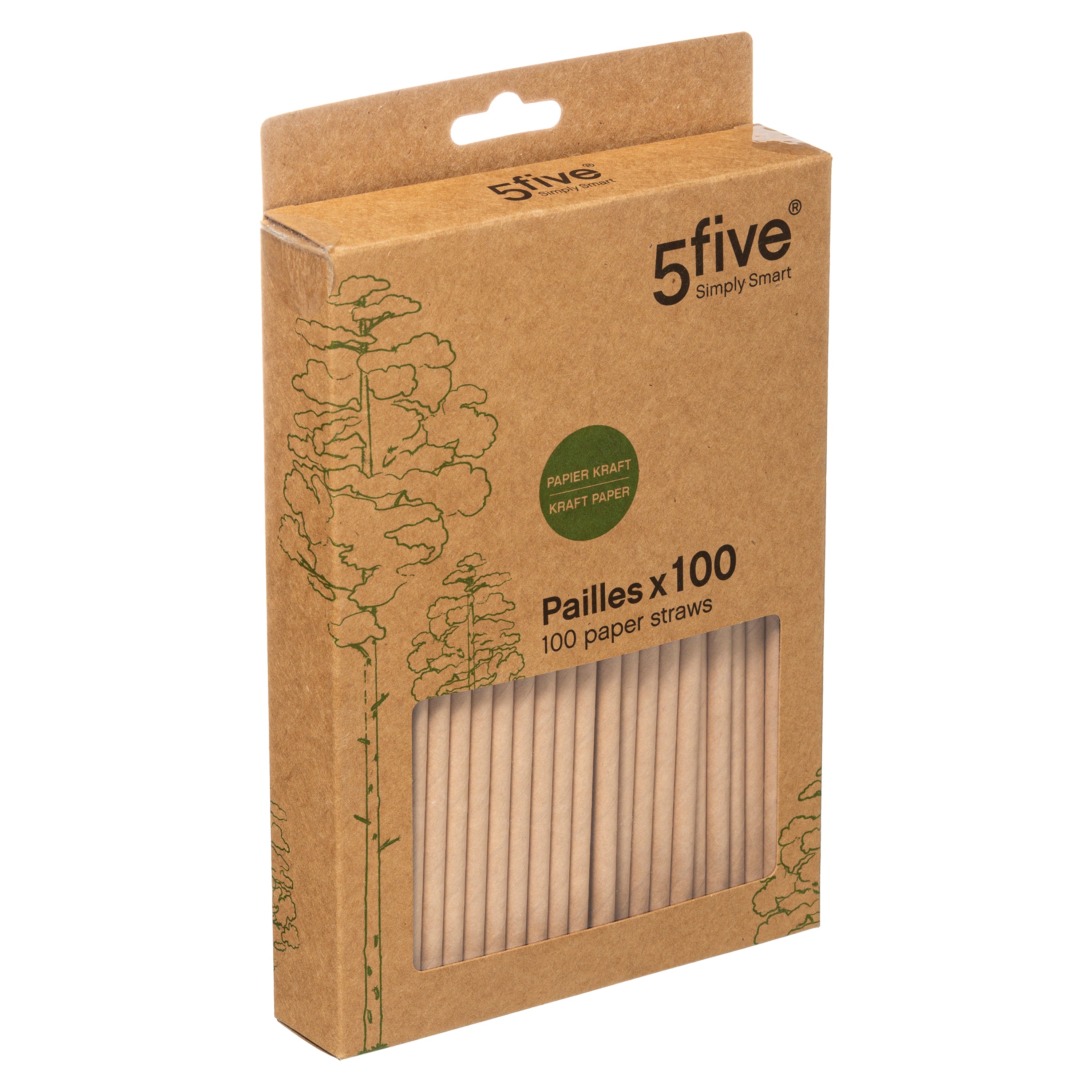 Paie set 100 hartie kraft - Five