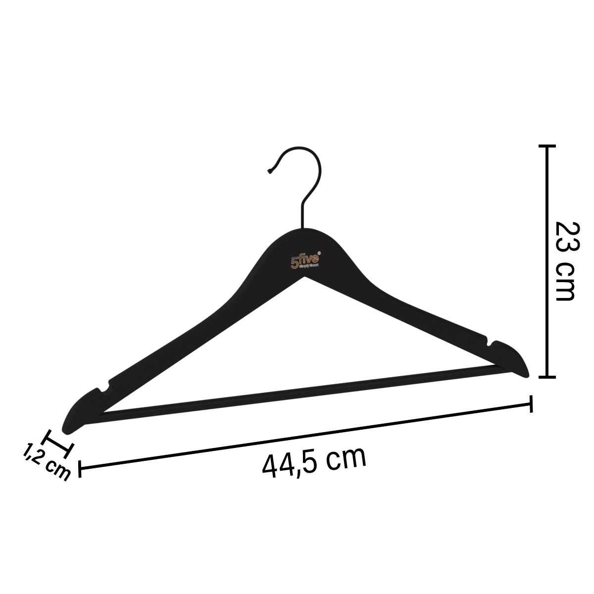 Organizator casa, cuier lemn cauciuc set 3 hang up - Five