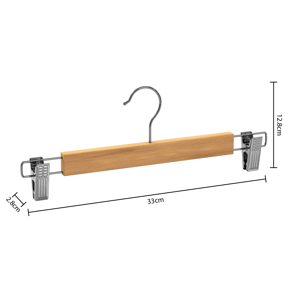 Organizator casa, cuier lemn/metal set 3 hang clip - Five