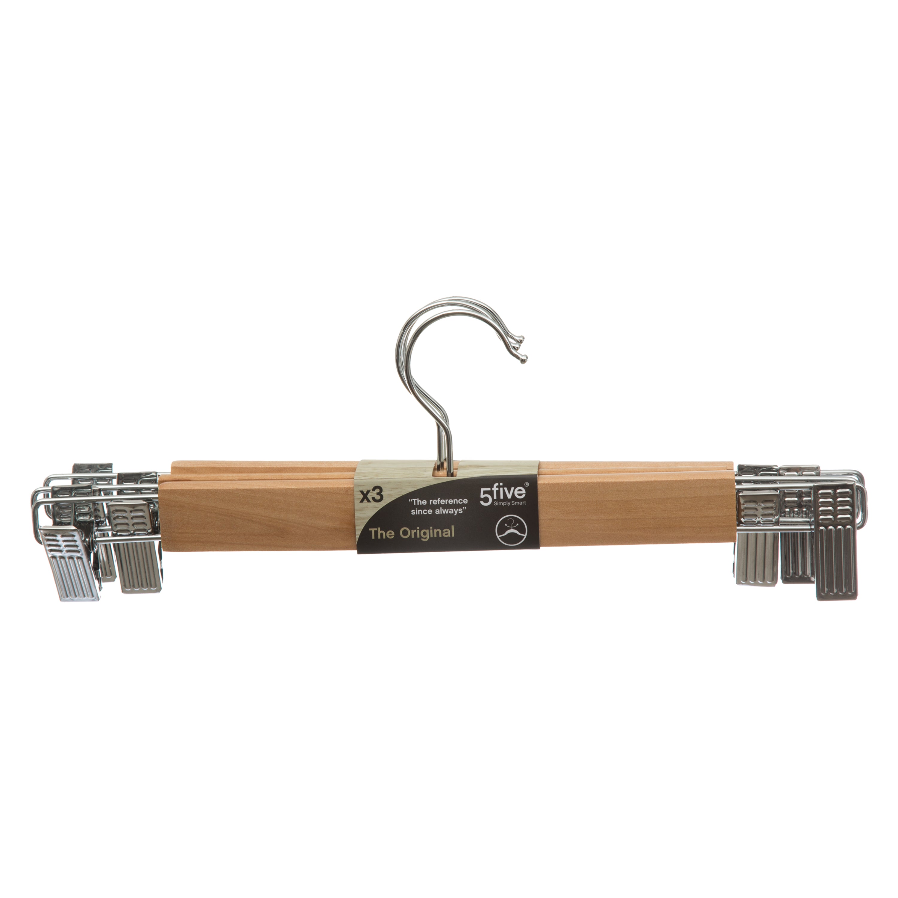 Organizator casa, cuier lemn/metal set 3 hang clip - Five
