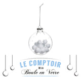 Glob cu bile de bumbac, D 8 cm | Atmosphera