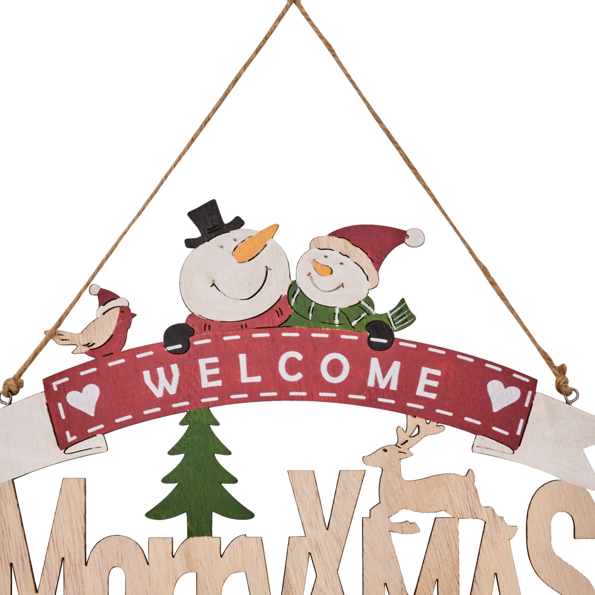 Pancarta Merry Christmas din lemn, 29 cm | Atmosphera
