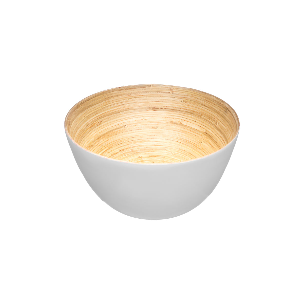 Bol salata bambus alb 17 cm - Five
