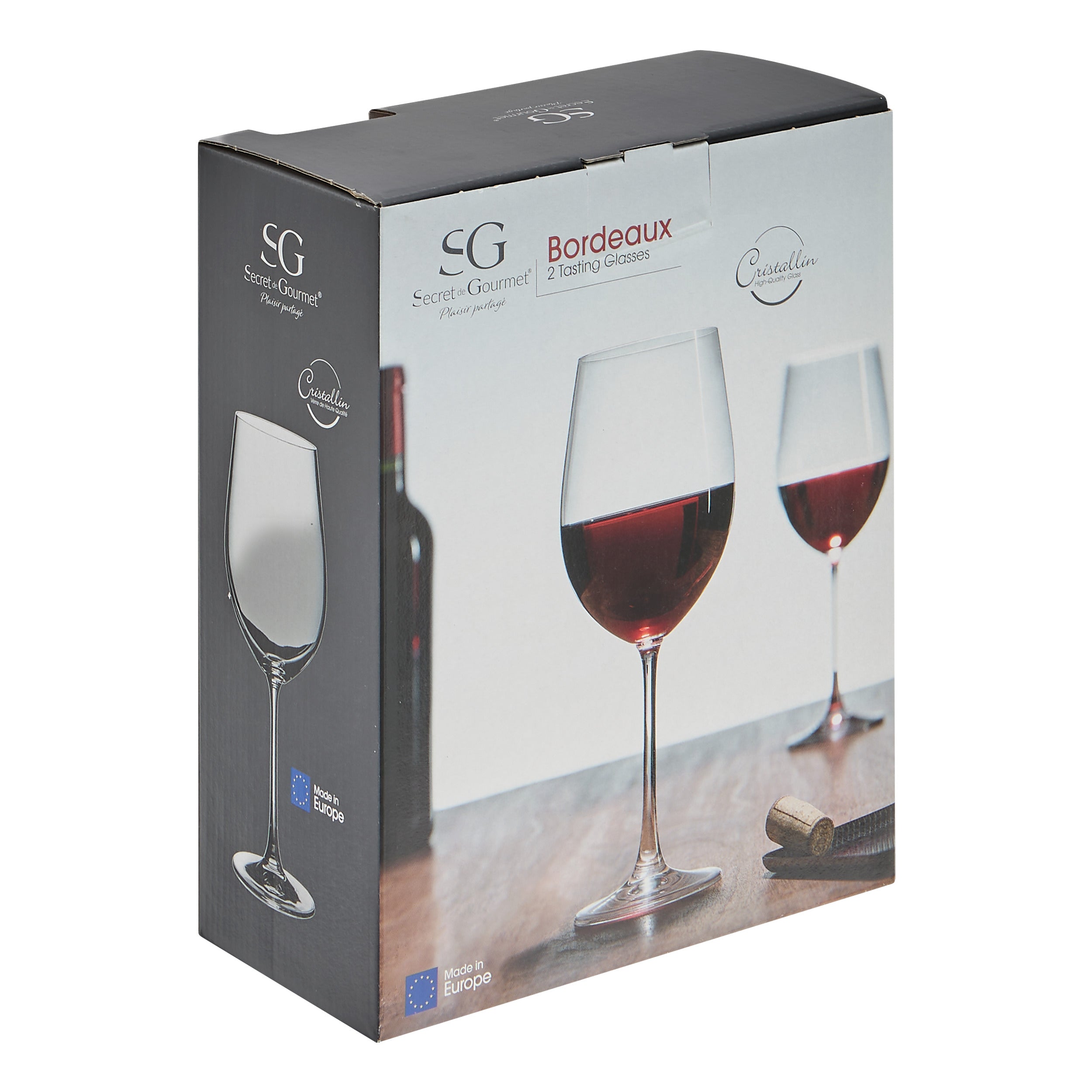 Set pahare degustare cri set 2 bord 61 cl - Secret de Gourmet