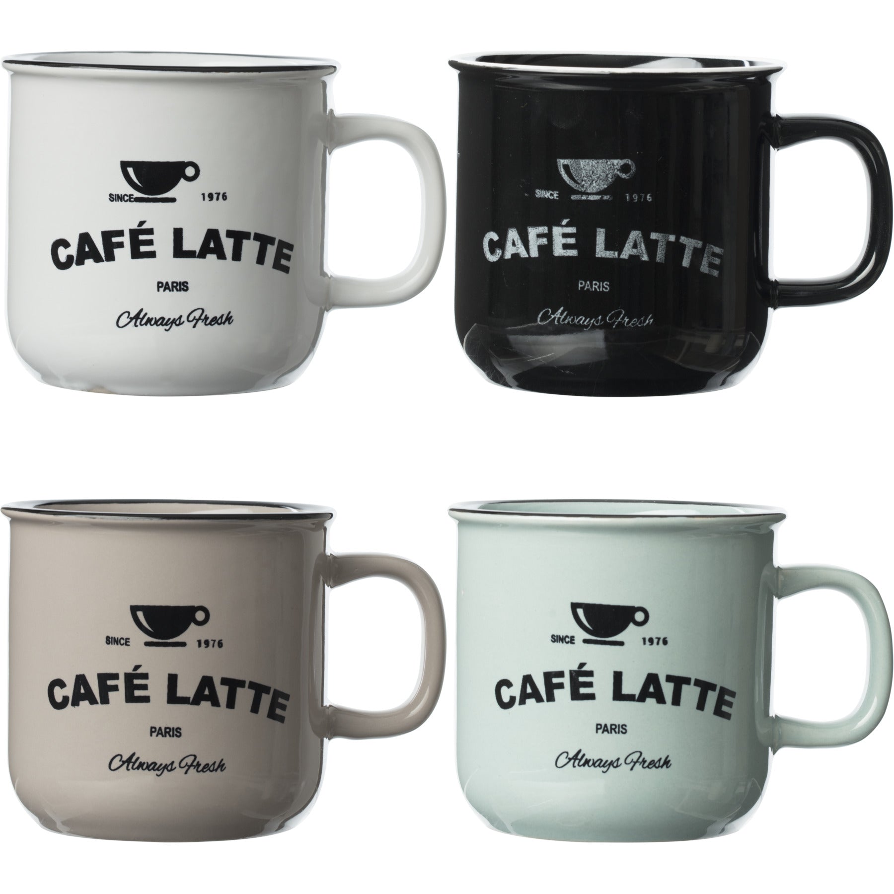 Set cani medie email bistrot4 40 cl - Secret de Gourmet