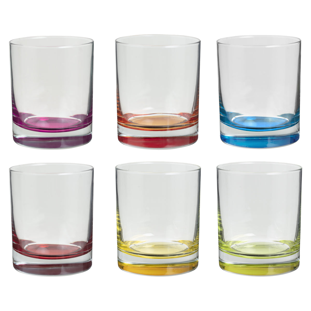 Set pahare jos set 6 colori eau 30 cl - Secret de Gourmet