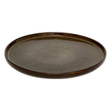 Farfurie intinsa Terre inconnue diam 27 cm maro