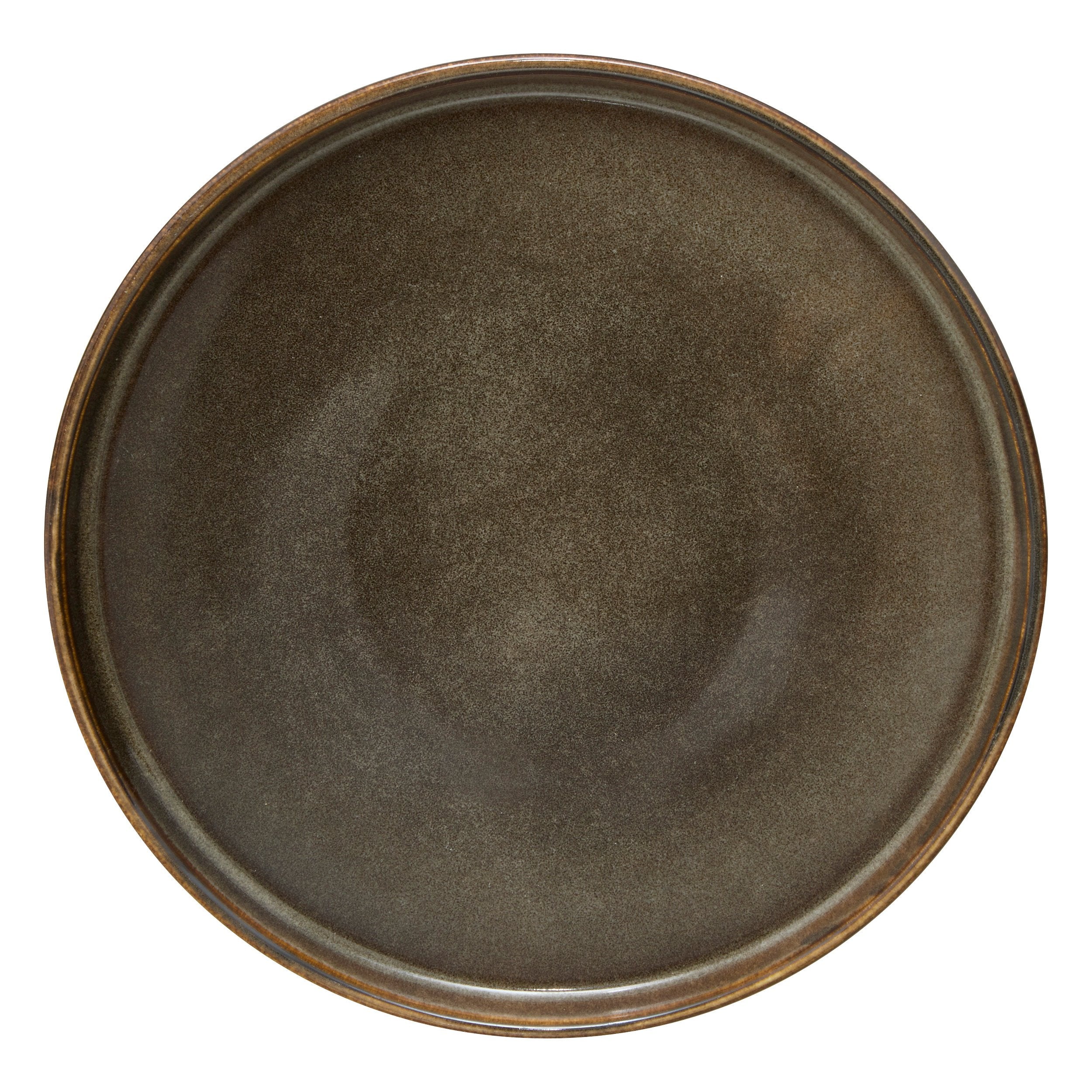 Farfurie desert Terre inconnue diam 21 cm maro