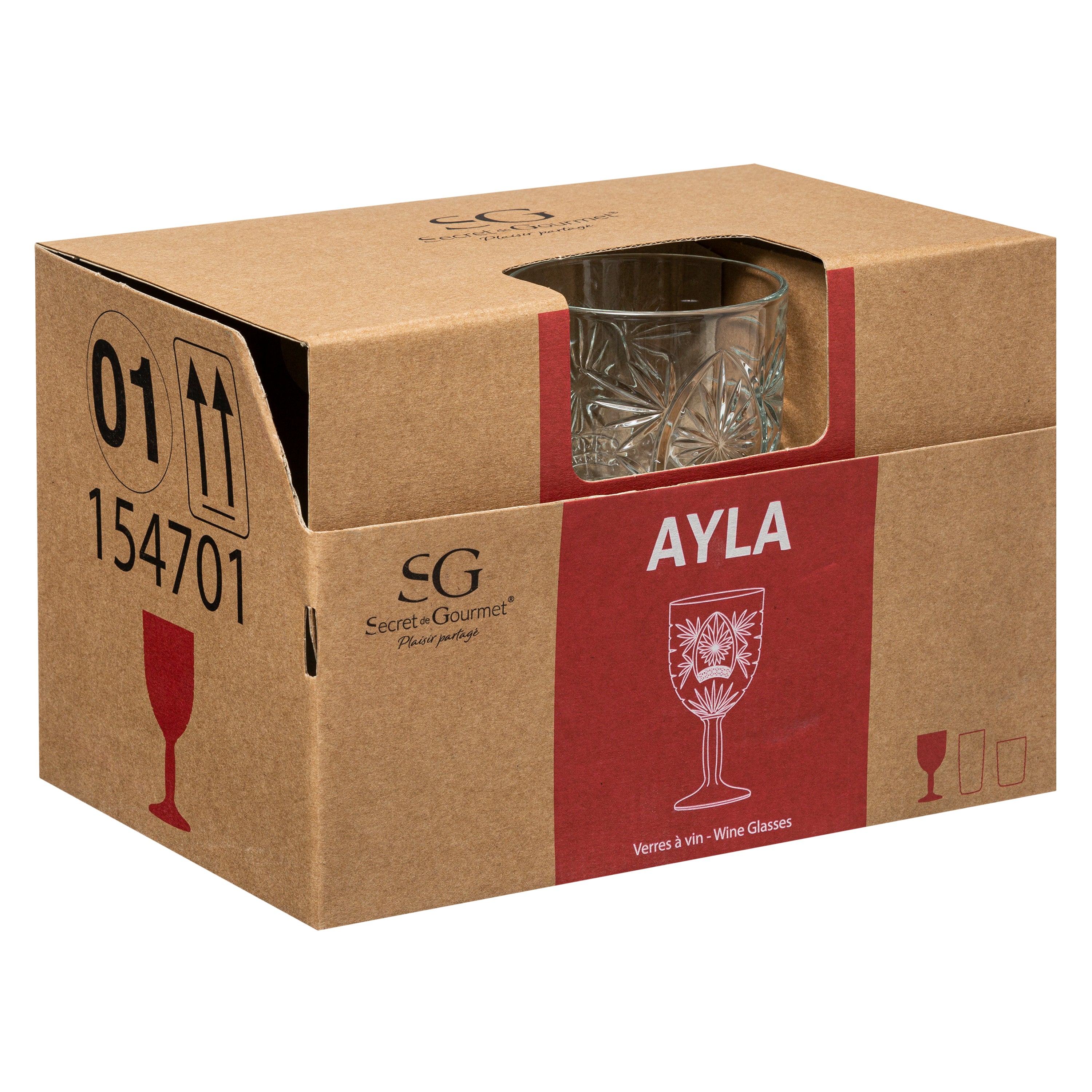 Set pahare vin ayla 29 cl - Secret de Gourmet