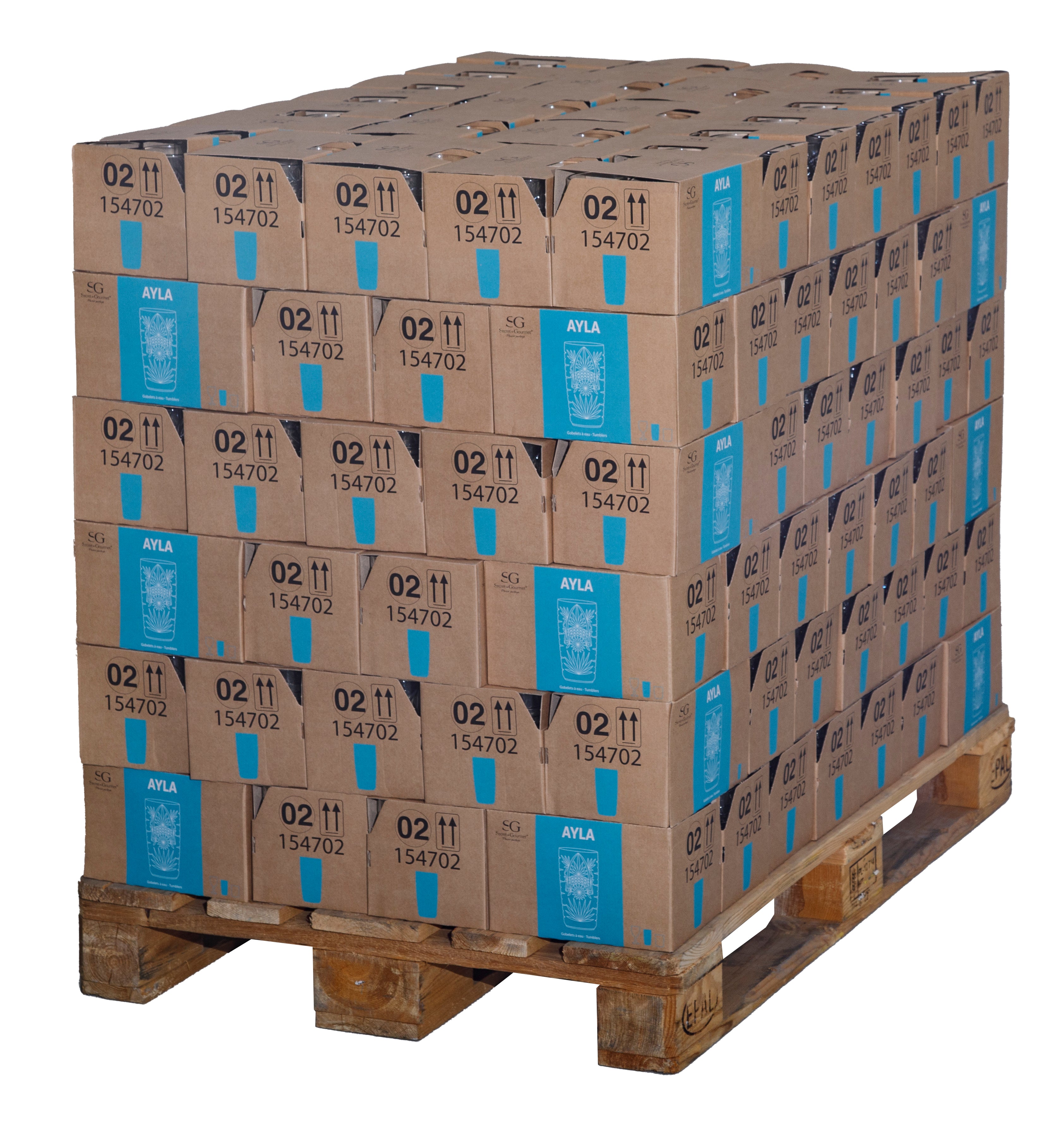 Set pahare inalt ayla 35 cl - Secret de Gourmet