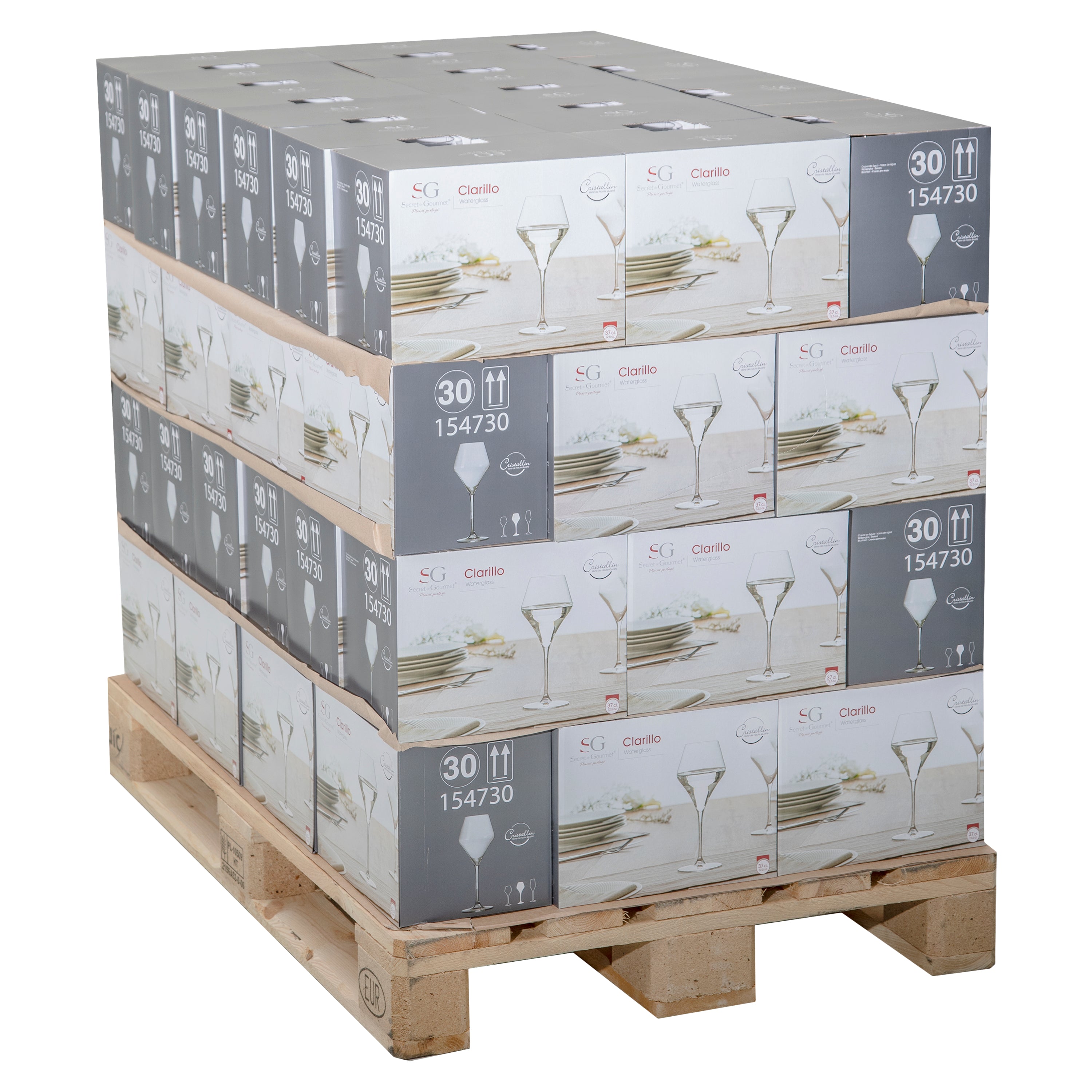 Set pahare apa cri clarillo 37 cl - Secret de Gourmet