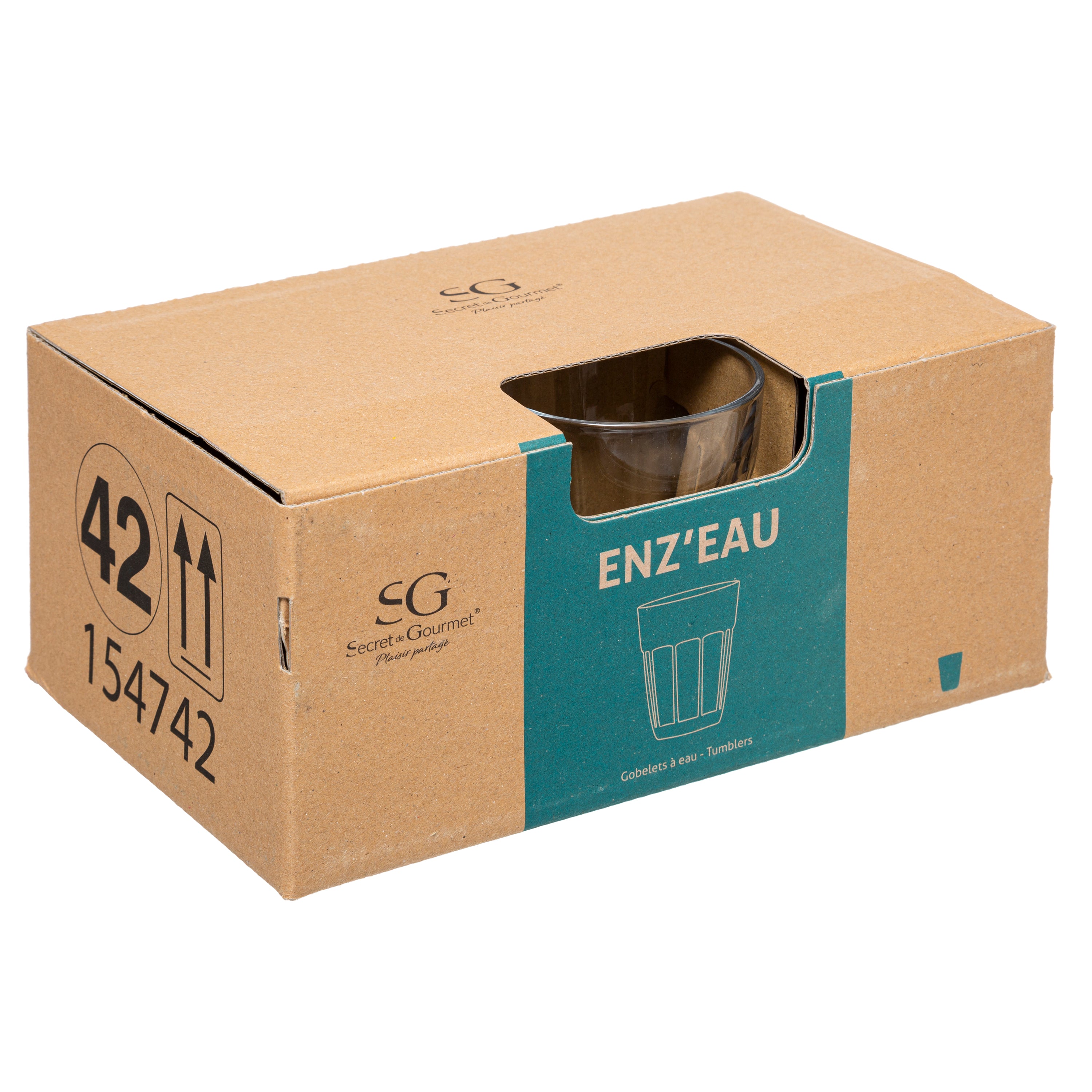 Set pahare jos enz eau 21 cl - Secret de Gourmet