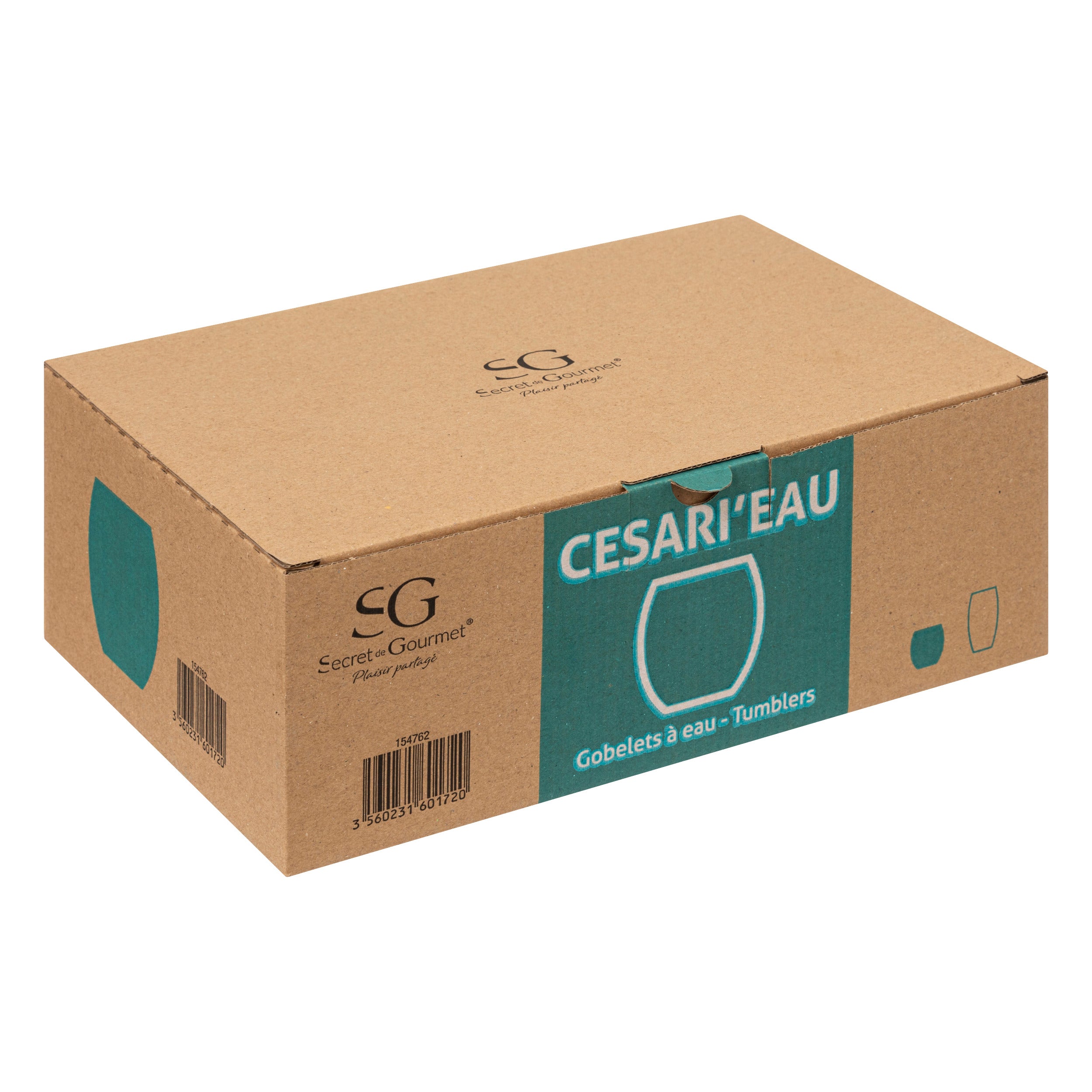 Set pahare jos cesari eau 40 cl - Secret de Gourmet