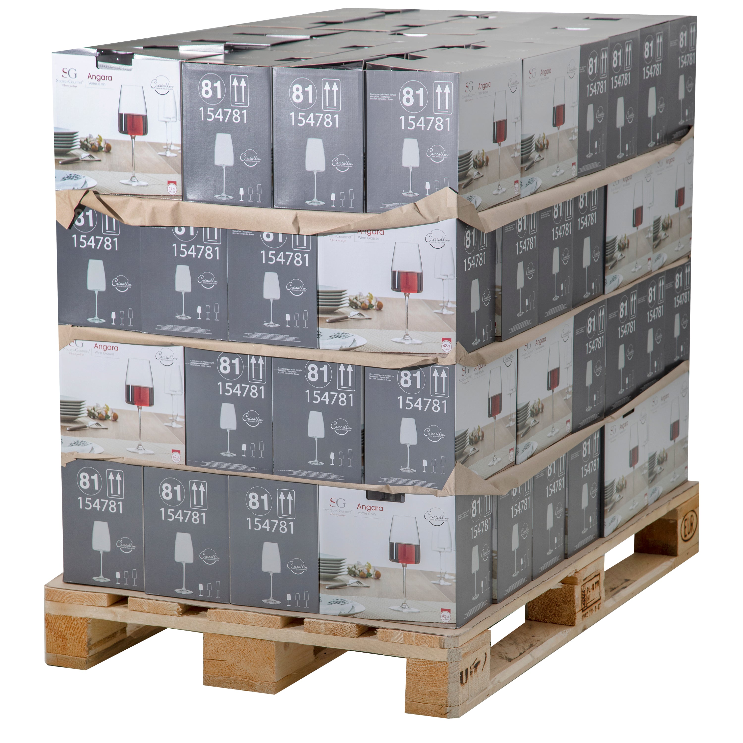 Set pahare vin cri angara 42 cl - Secret de Gourmet