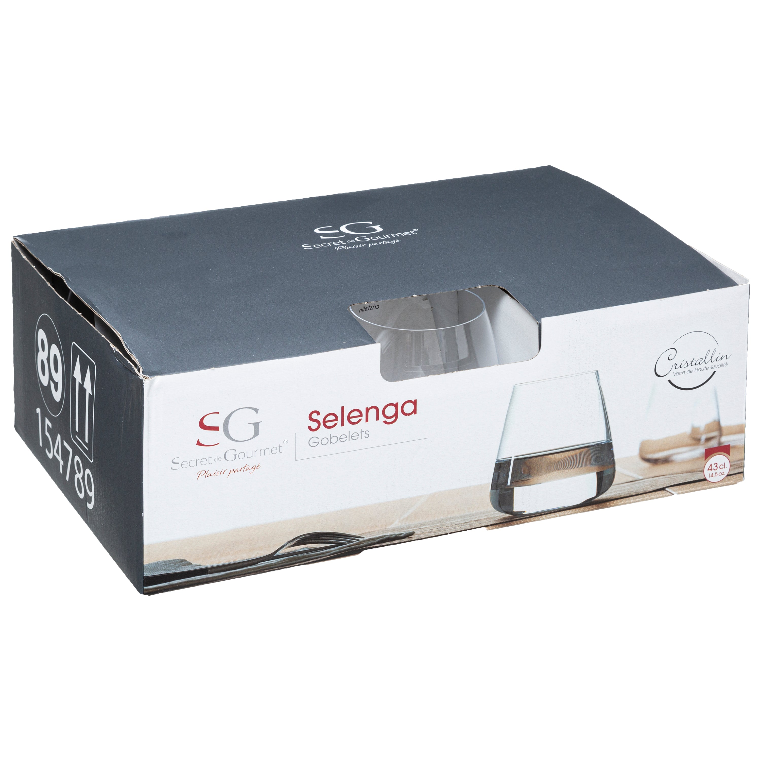 Set pahare jos cri selenga 43 cl - Secret de Gourmet